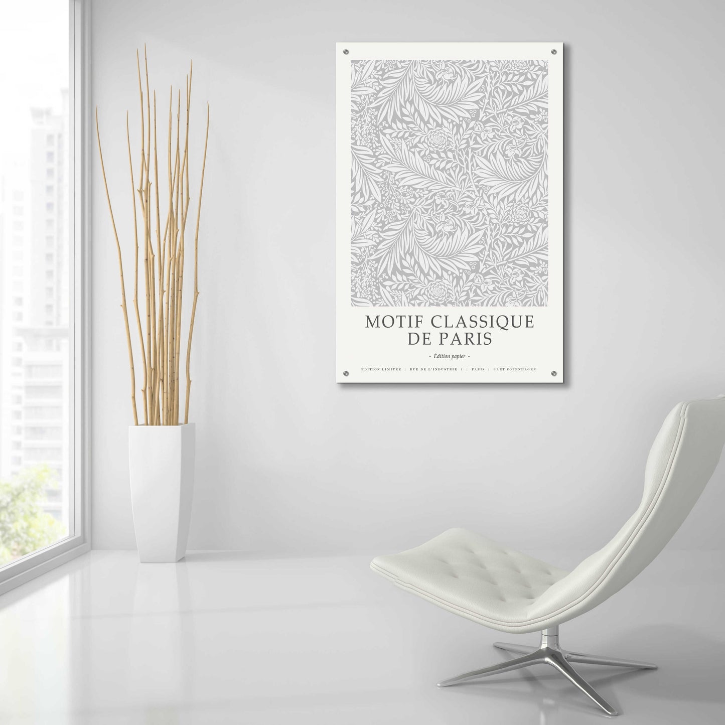 Epic Art 'Motif Classique 5' by Design Fabrikken, Acrylic Glass Wall Art,24x36