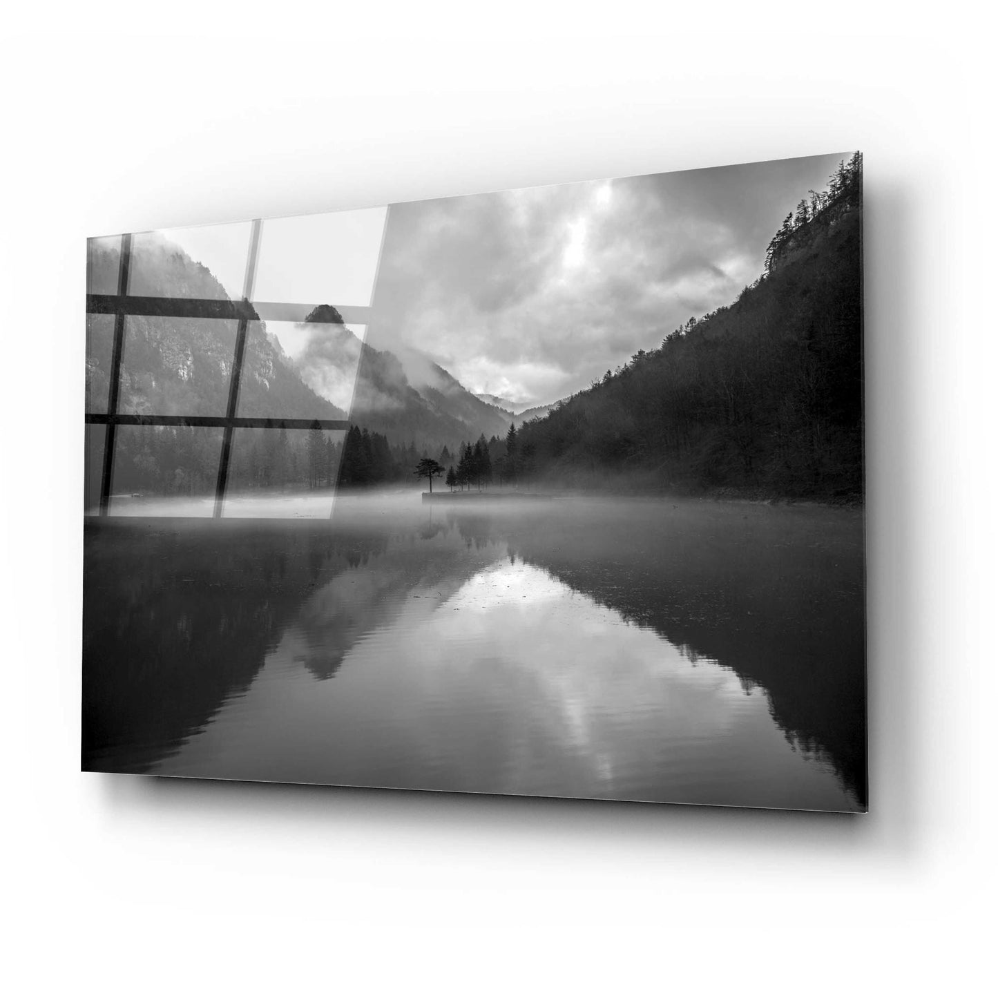 Epic Art 'Mountain Lake' by Design Fabrikken, Acrylic Glass Wall Art,24x16