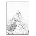 Epic Art 'Mountain Top White' by Design Fabrikken, Acrylic Glass Wall Art