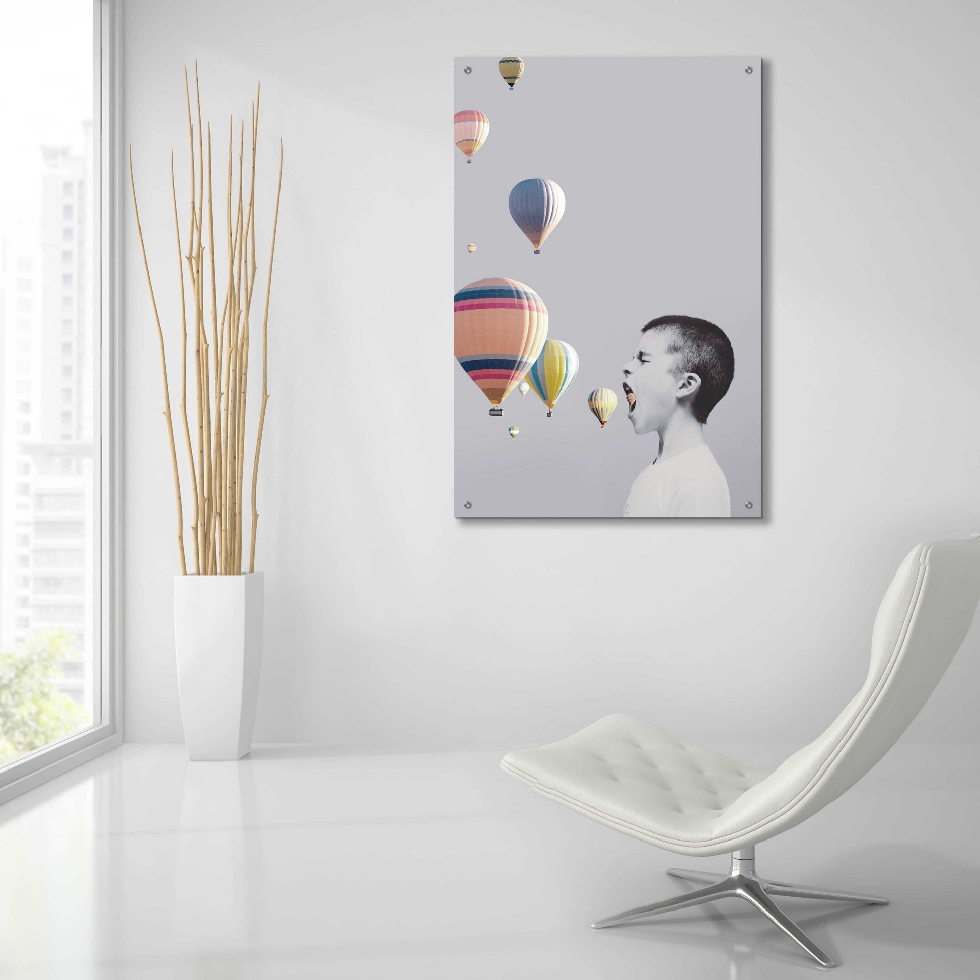 Epic Art 'My Big Mouth' by Design Fabrikken, Acrylic Glass Wall Art,24x36