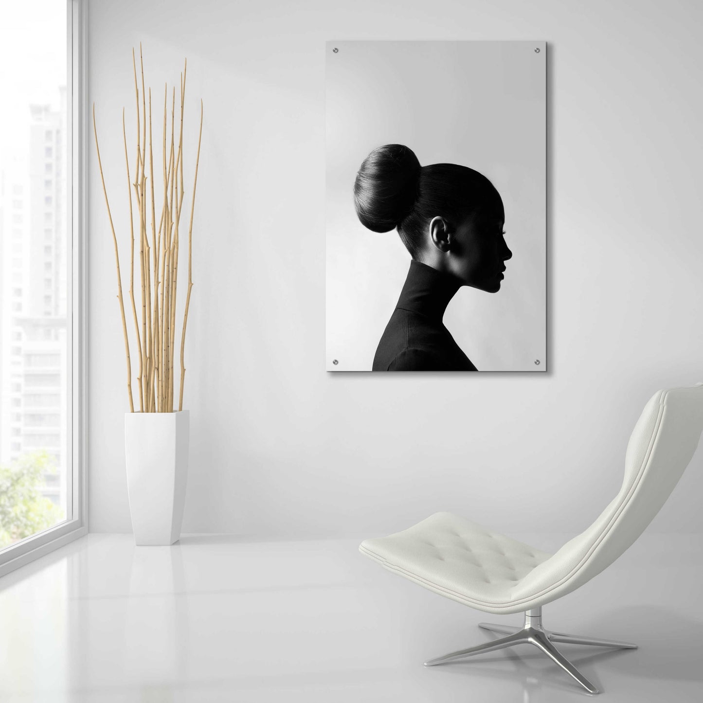 Epic Art 'Neck Up' by Design Fabrikken, Acrylic Glass Wall Art,24x36