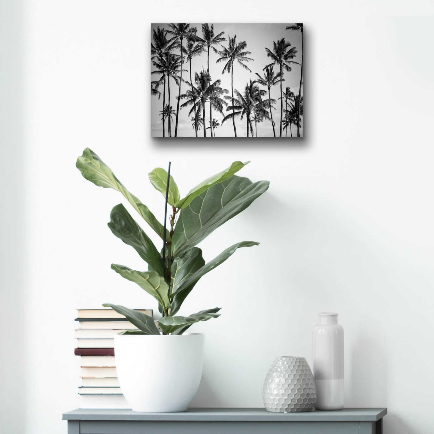 Epic Art 'Palm Heaven' by Design Fabrikken, Acrylic Glass Wall Art,16x12