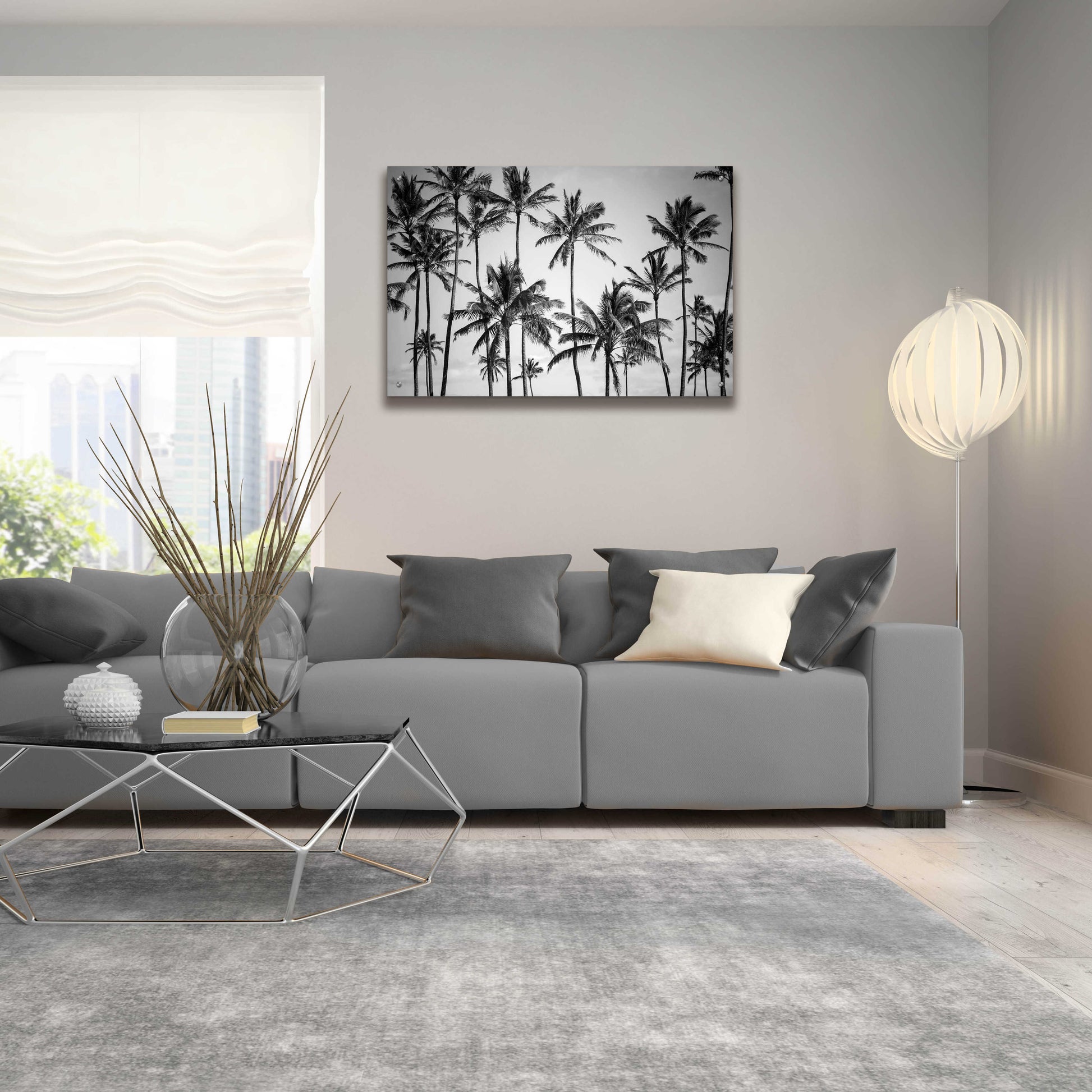 Epic Art 'Palm Heaven' by Design Fabrikken, Acrylic Glass Wall Art,36x24