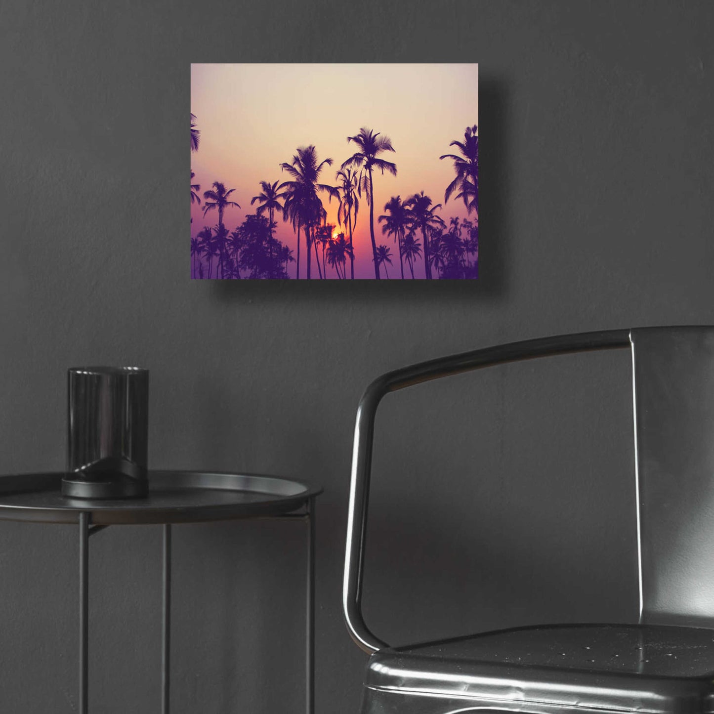 Epic Art 'Palm Sky 1' by Design Fabrikken, Acrylic Glass Wall Art,16x12