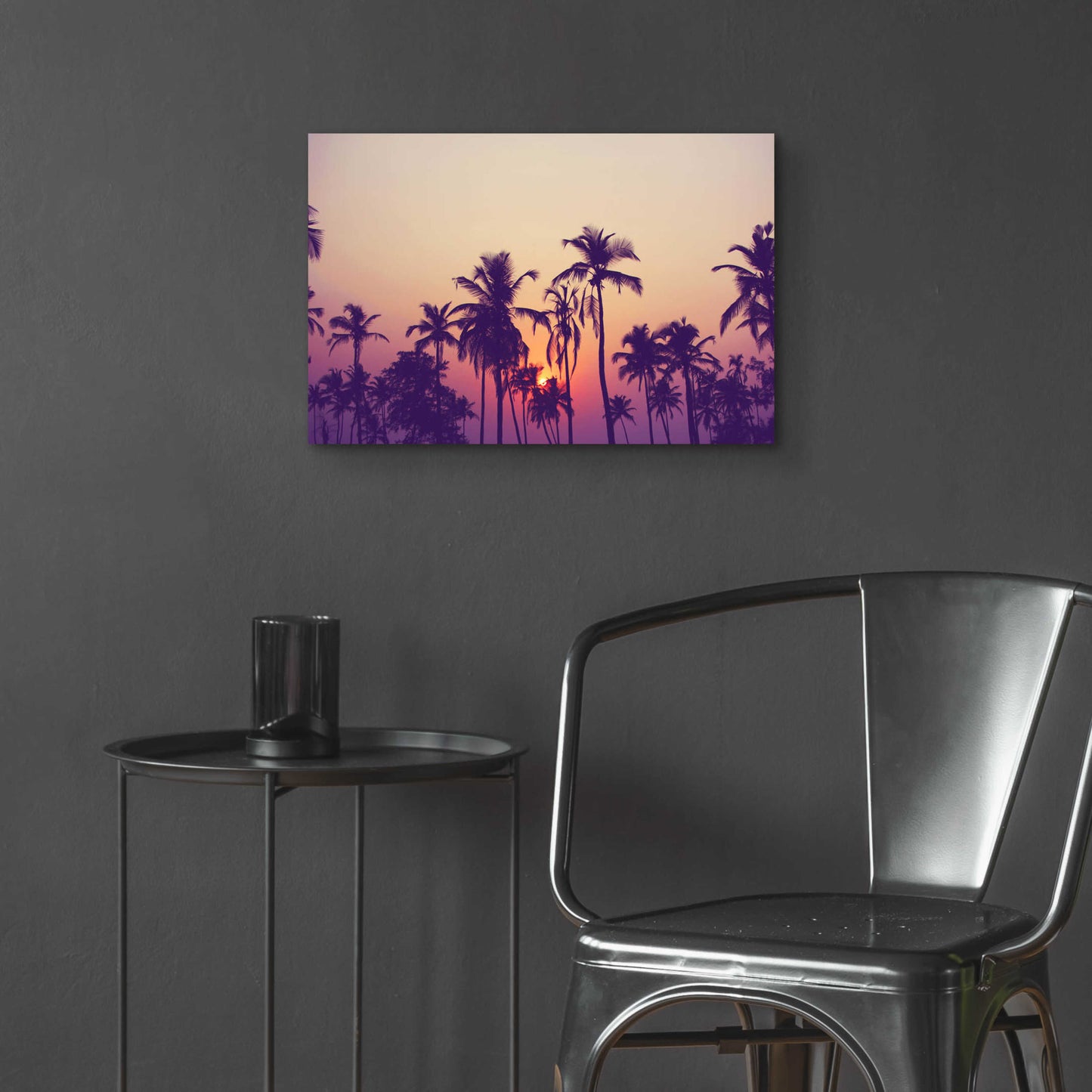 Epic Art 'Palm Sky 1' by Design Fabrikken, Acrylic Glass Wall Art,24x16