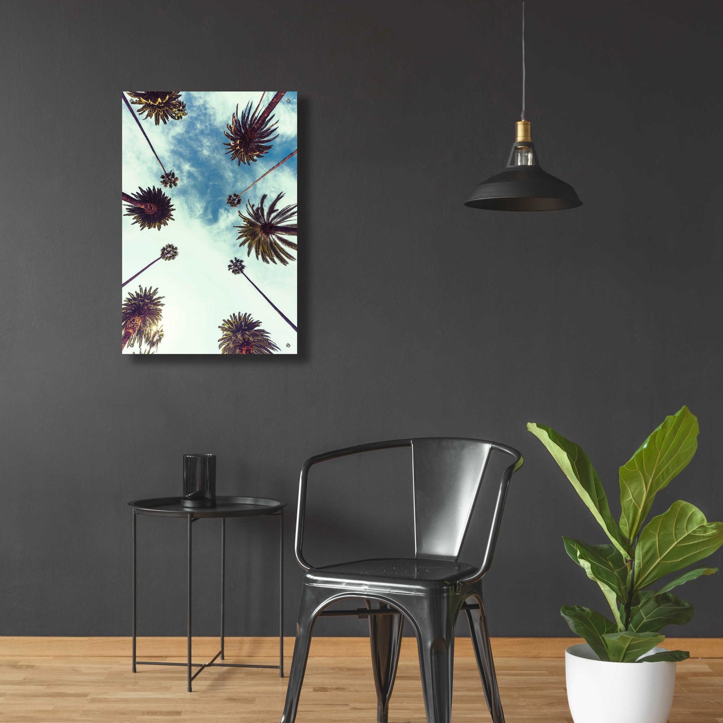 Epic Art 'Palm Sky 2' by Design Fabrikken, Acrylic Glass Wall Art,24x36