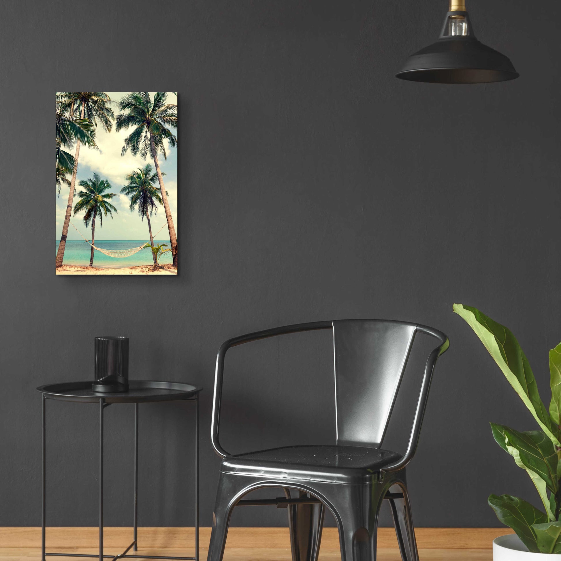 Epic Art 'Palm Sky 3' by Design Fabrikken, Acrylic Glass Wall Art,16x24