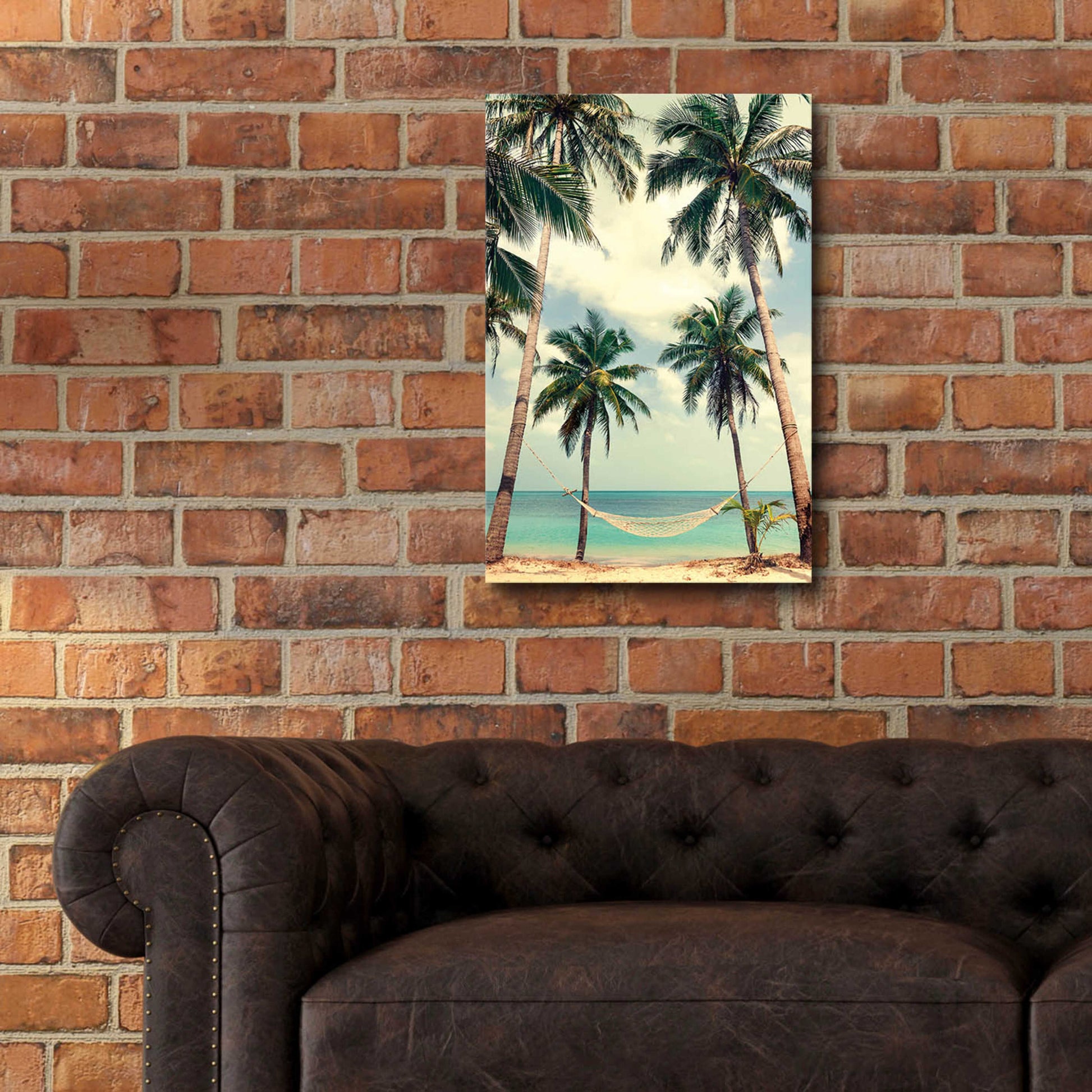 Epic Art 'Palm Sky 3' by Design Fabrikken, Acrylic Glass Wall Art,16x24