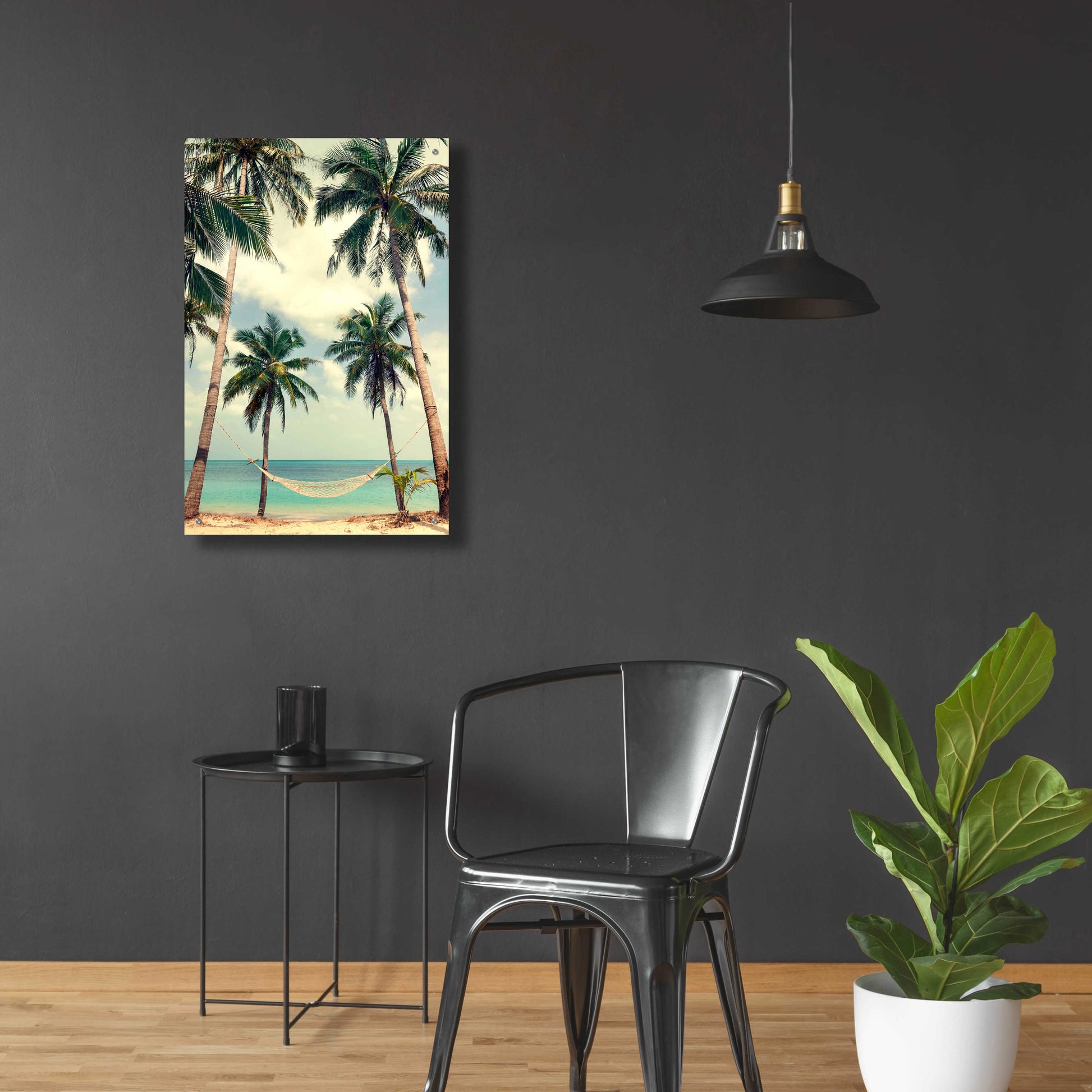 Epic Art 'Palm Sky 3' by Design Fabrikken, Acrylic Glass Wall Art,24x36