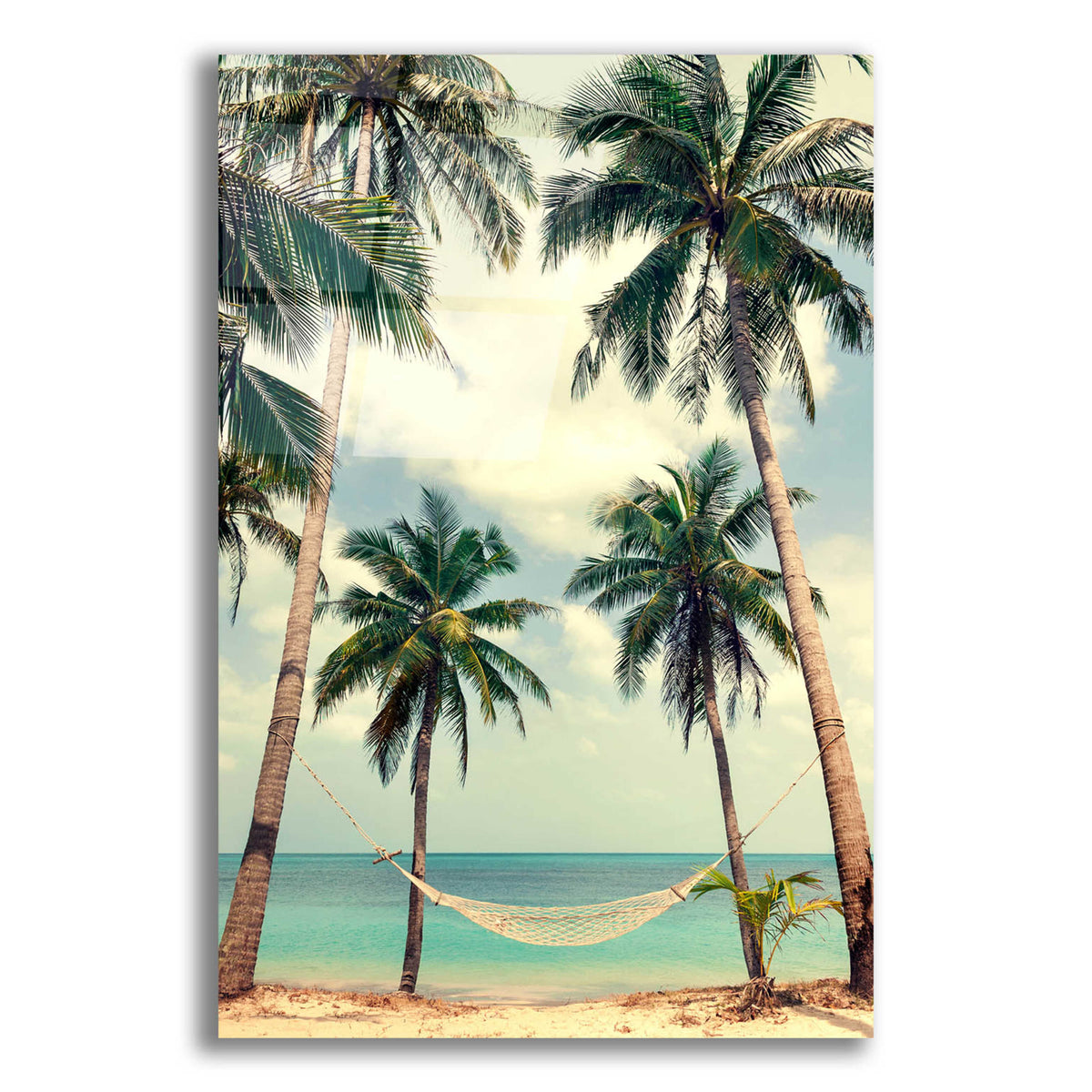 Epic Art 'Palm Sky 3' by Design Fabrikken, Acrylic Glass Wall Art