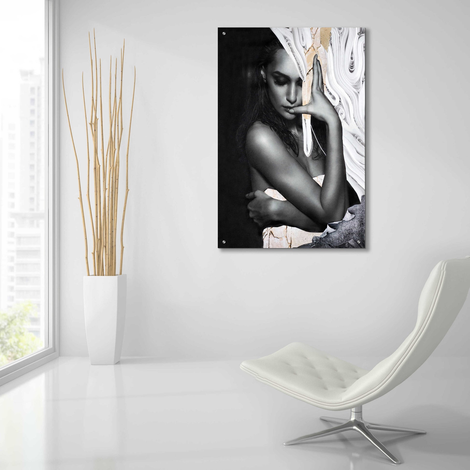 Epic Art 'Paper Look 1' by Design Fabrikken, Acrylic Glass Wall Art,24x36