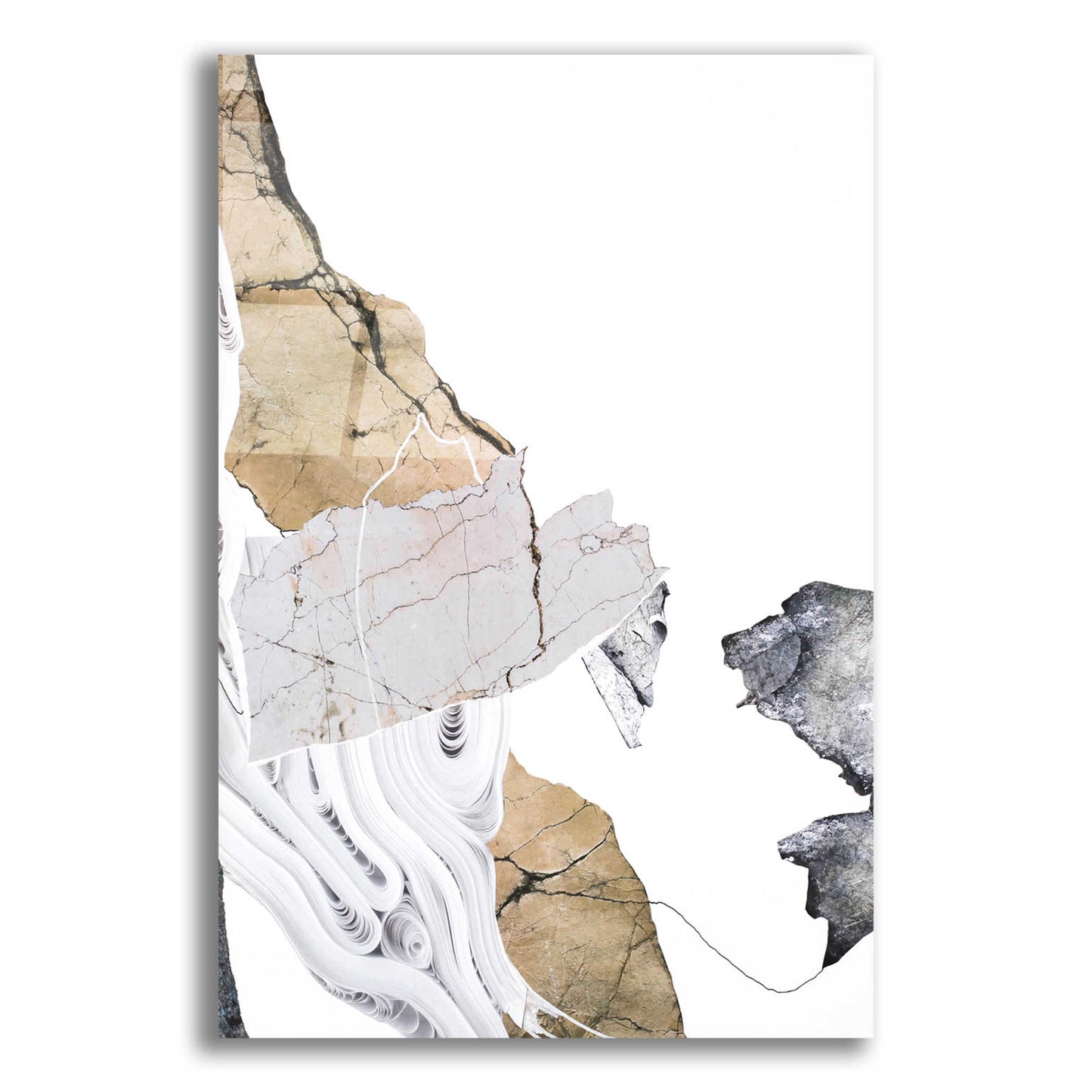 Epic Art 'Paper Look 2' by Design Fabrikken, Acrylic Glass Wall Art,12x16