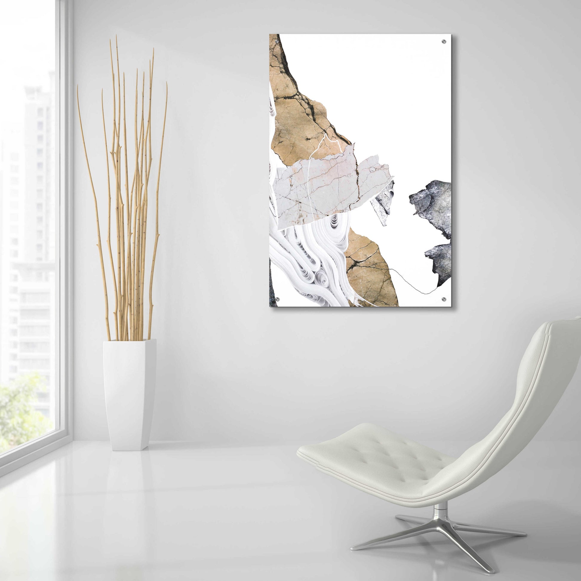 Epic Art 'Paper Look 2' by Design Fabrikken, Acrylic Glass Wall Art,24x36