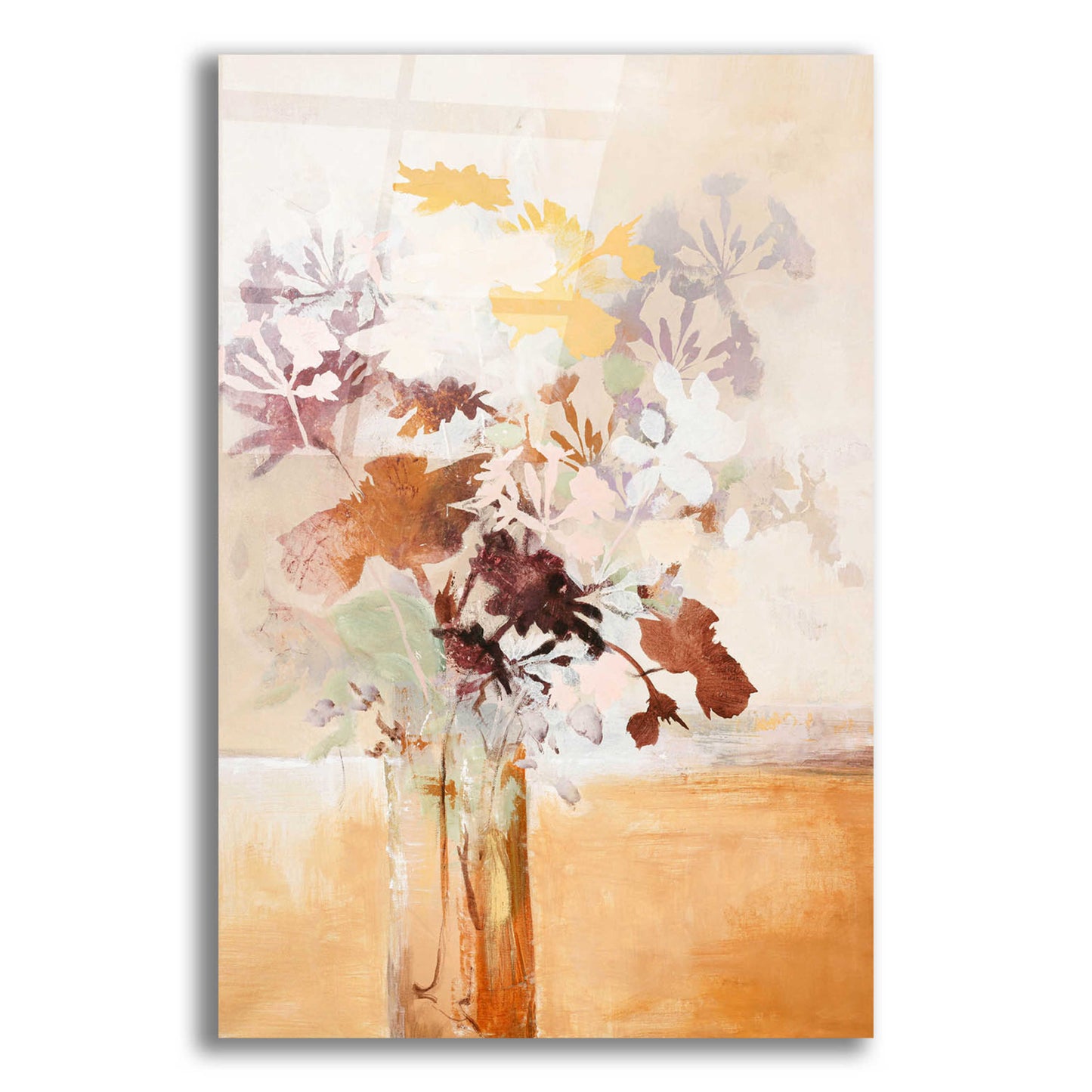 Epic Art 'Pastel Flower 1' by Design Fabrikken, Acrylic Glass Wall Art,16x24