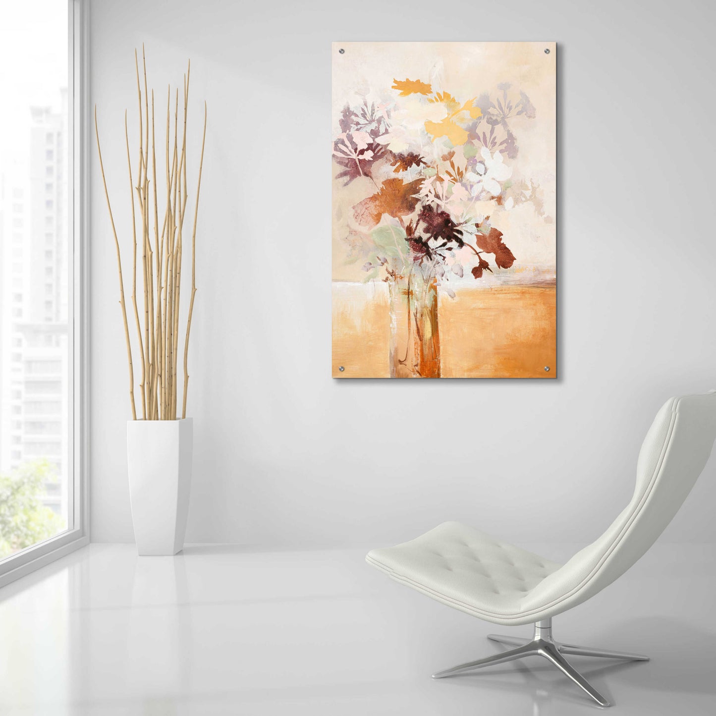 Epic Art 'Pastel Flower 1' by Design Fabrikken, Acrylic Glass Wall Art,24x36