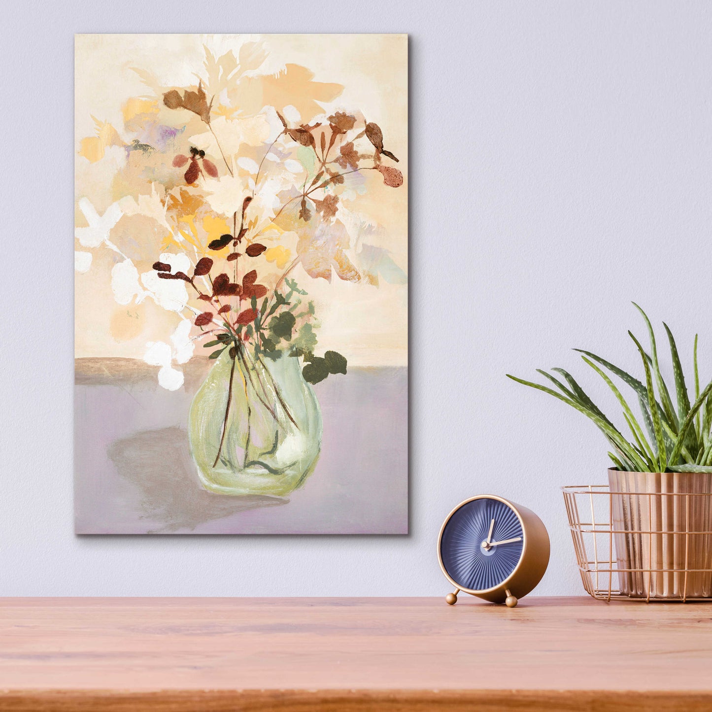 Epic Art 'Pastel Flower 2' by Design Fabrikken, Acrylic Glass Wall Art,12x16