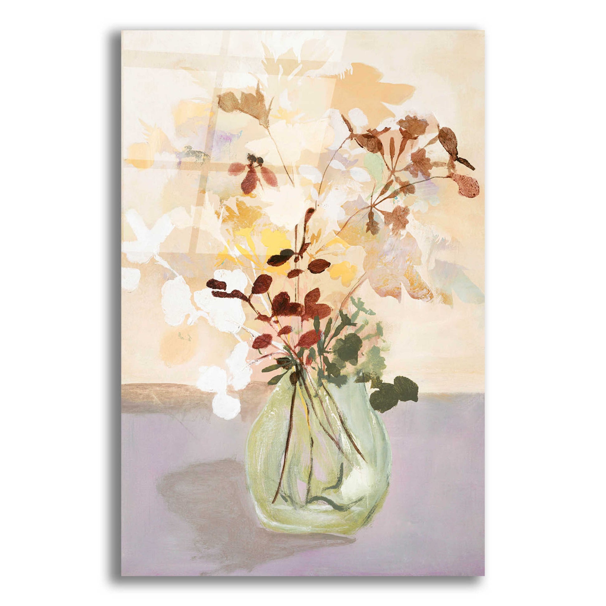 Epic Art 'Pastel Flower 2' by Design Fabrikken, Acrylic Glass Wall Art,12x16