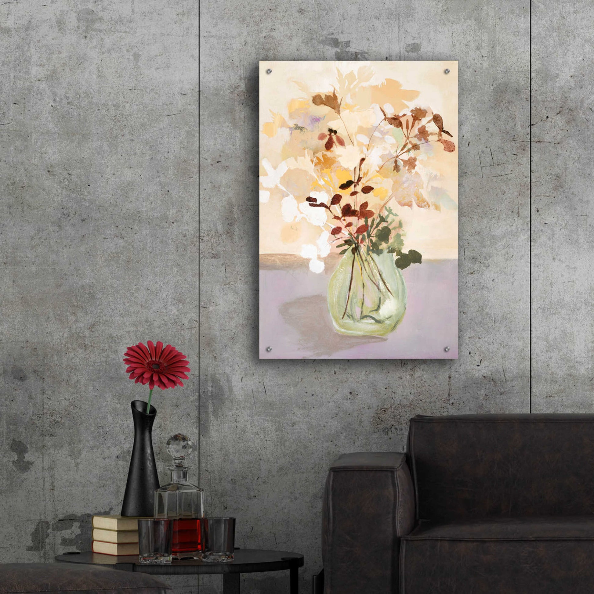 Epic Art 'Pastel Flower 2' by Design Fabrikken, Acrylic Glass Wall Art,24x36