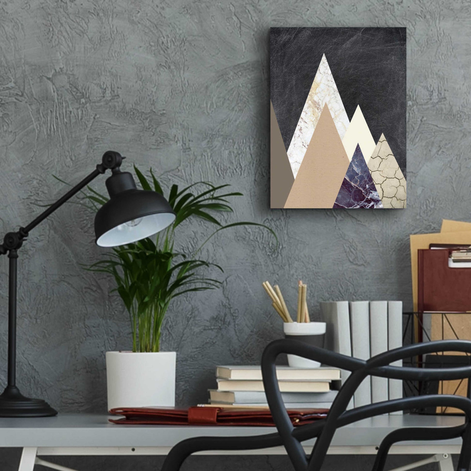 Epic Art 'Peaks 2' by Design Fabrikken, Acrylic Glass Wall Art,12x16