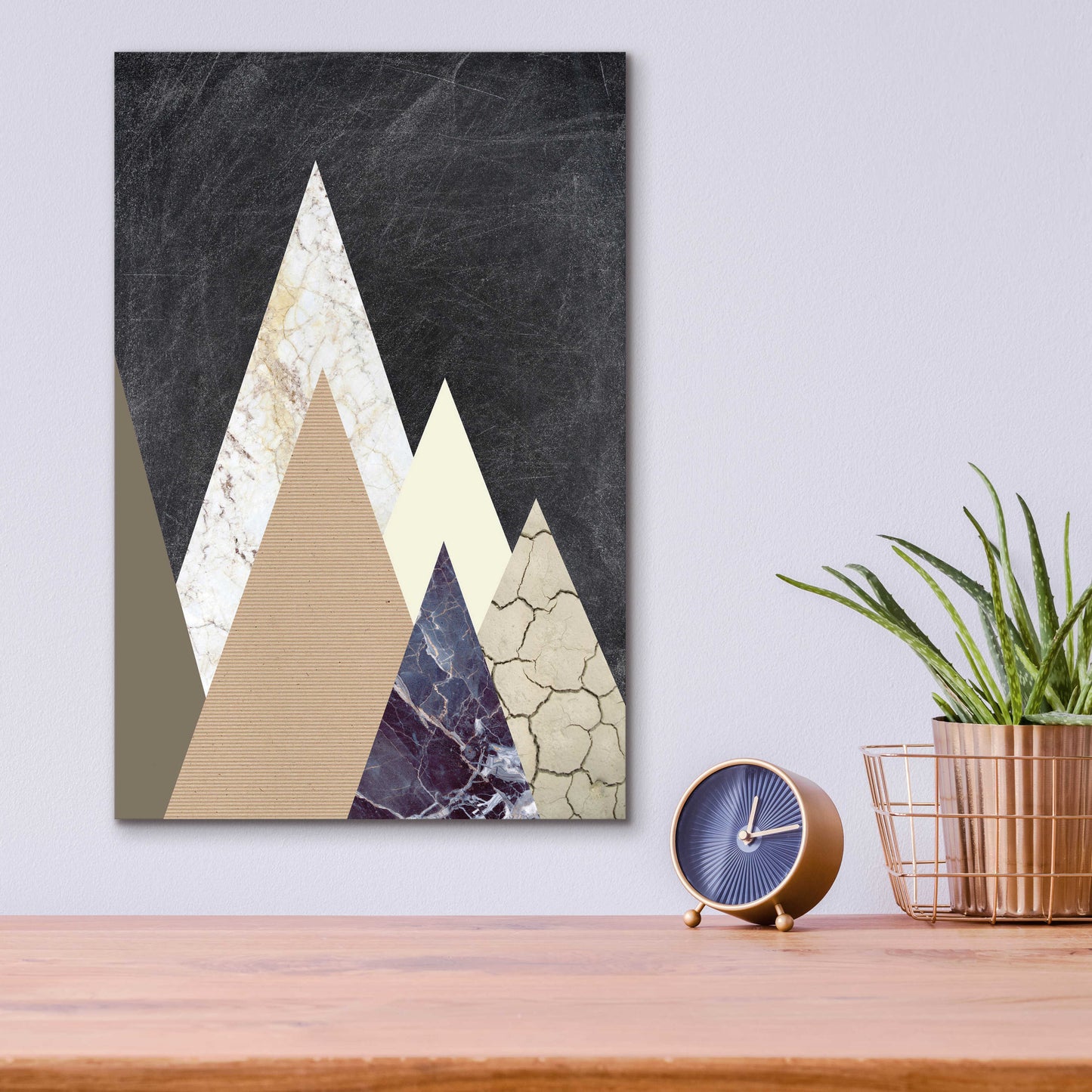 Epic Art 'Peaks 2' by Design Fabrikken, Acrylic Glass Wall Art,12x16