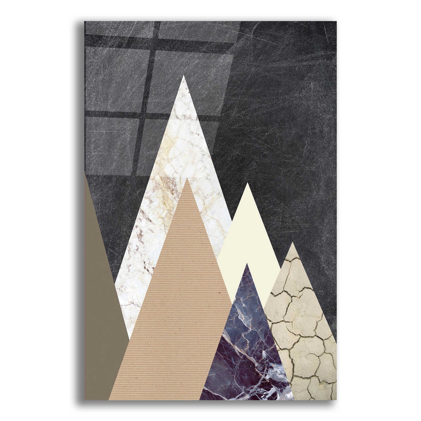 Epic Art 'Peaks 2' by Design Fabrikken, Acrylic Glass Wall Art,12x16