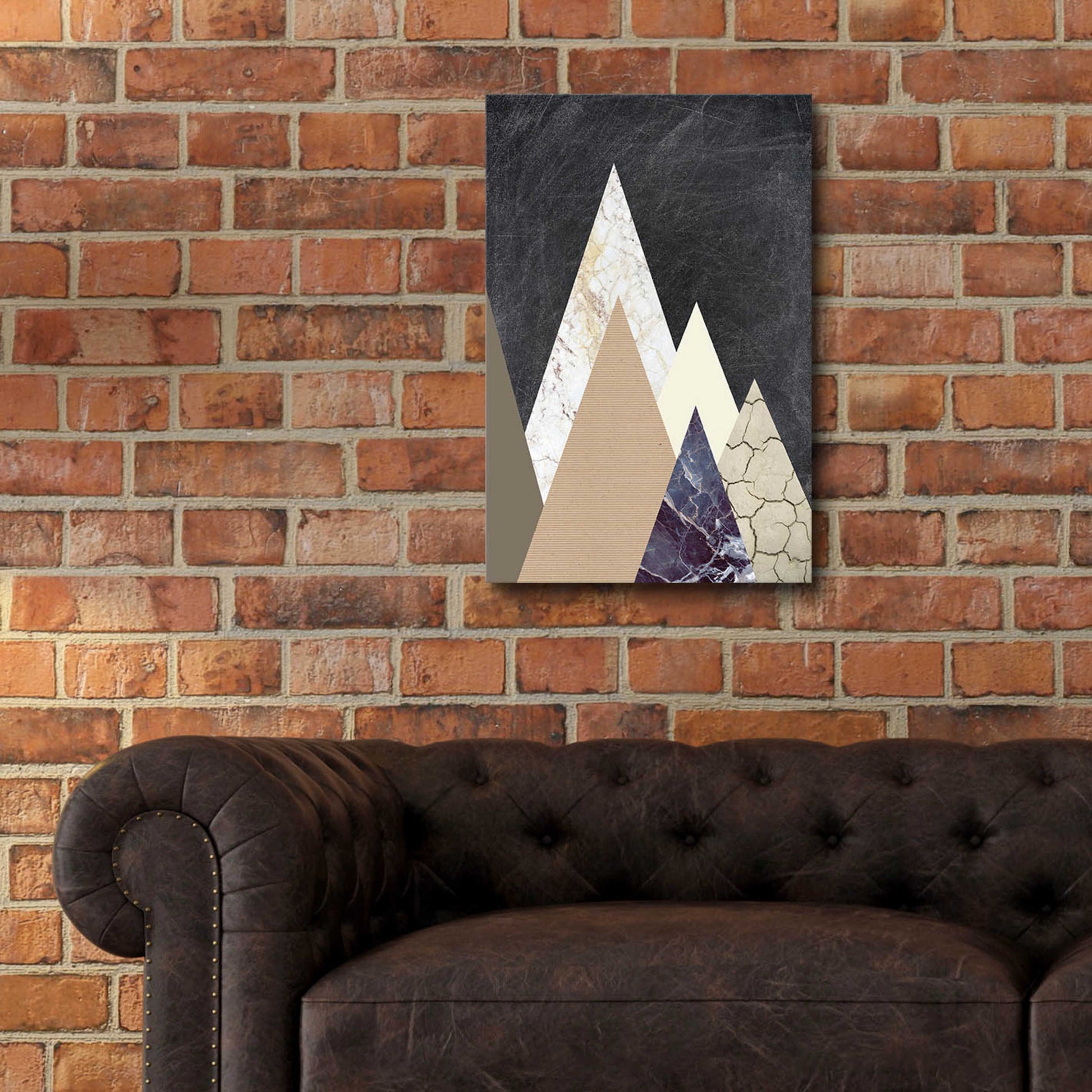 Epic Art 'Peaks 2' by Design Fabrikken, Acrylic Glass Wall Art,16x24