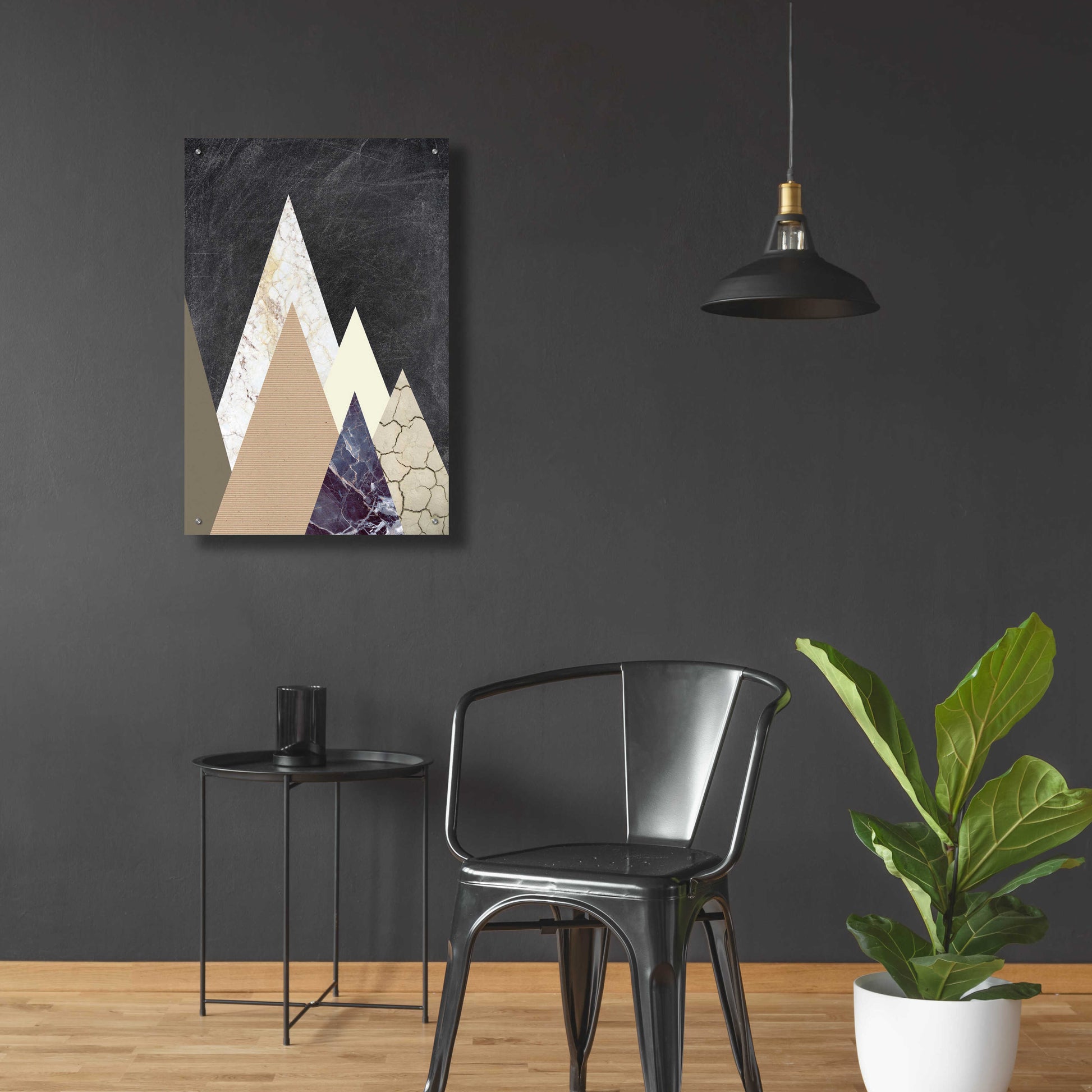 Epic Art 'Peaks 2' by Design Fabrikken, Acrylic Glass Wall Art,24x36