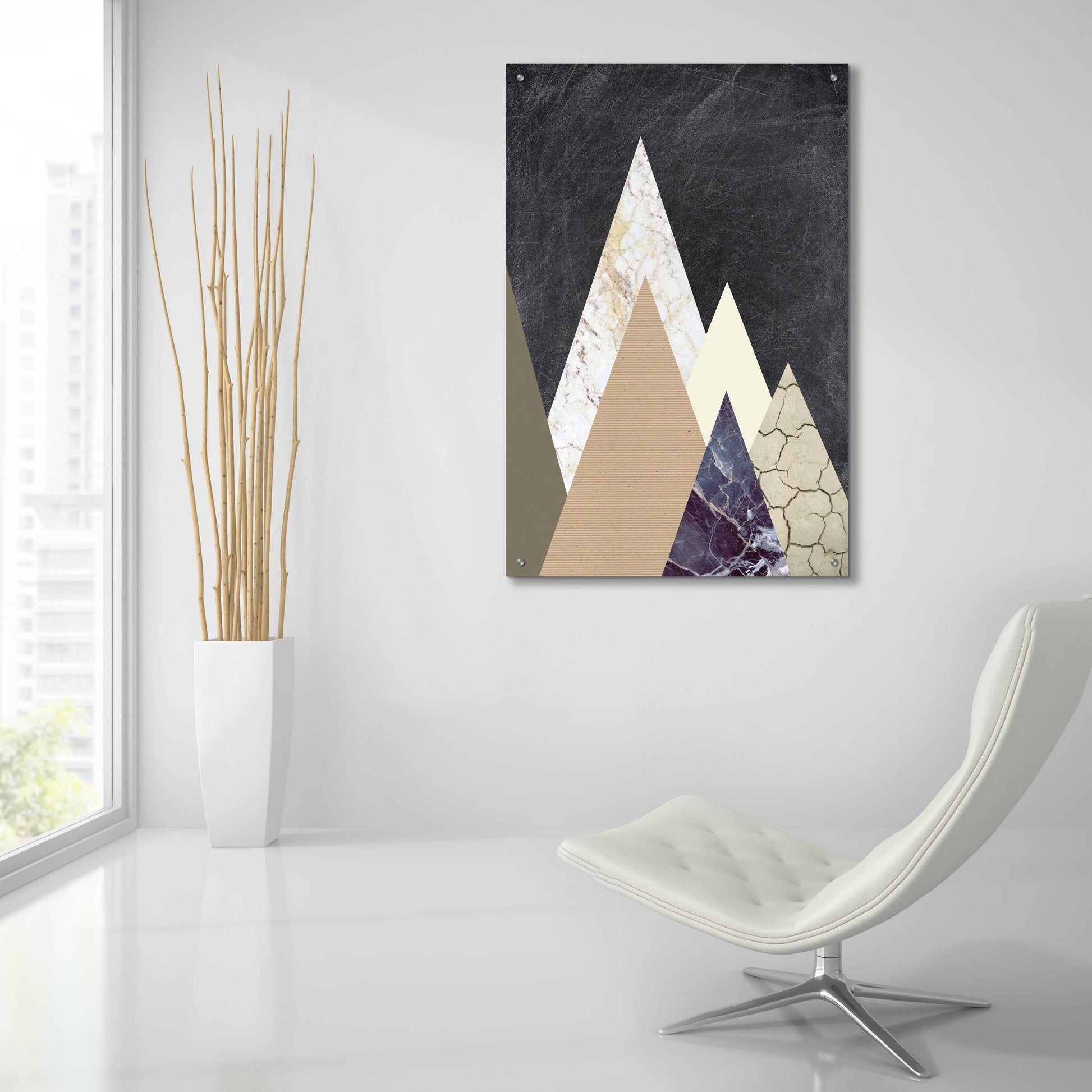 Epic Art 'Peaks 2' by Design Fabrikken, Acrylic Glass Wall Art,24x36