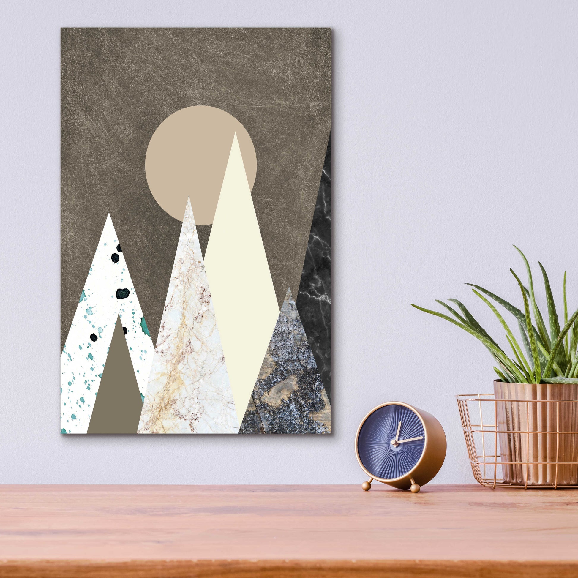 Epic Art 'Peaks' by Design Fabrikken, Acrylic Glass Wall Art,12x16