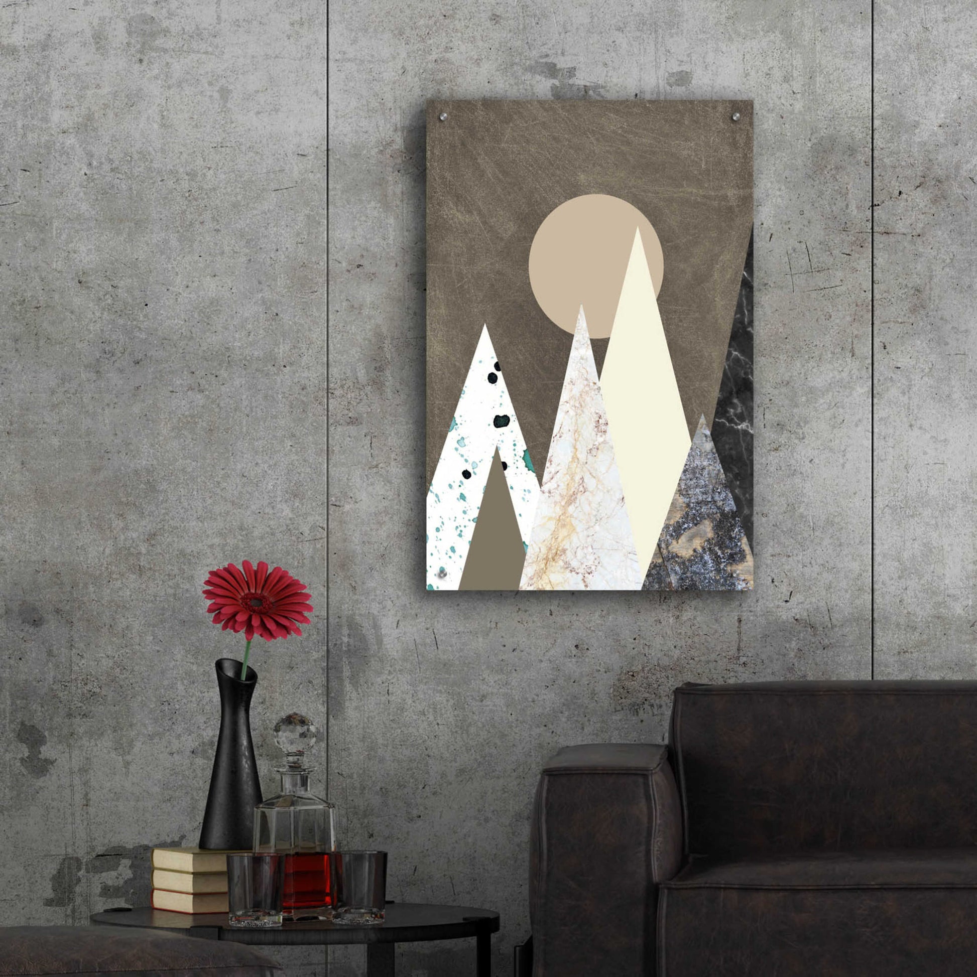 Epic Art 'Peaks' by Design Fabrikken, Acrylic Glass Wall Art,24x36