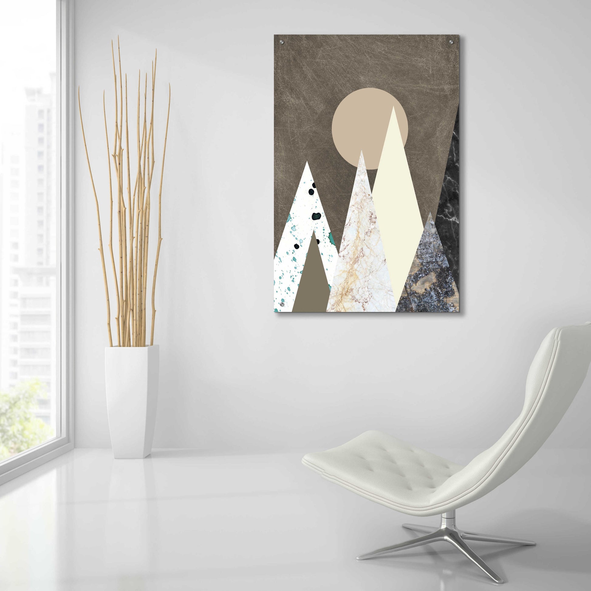 Epic Art 'Peaks' by Design Fabrikken, Acrylic Glass Wall Art,24x36