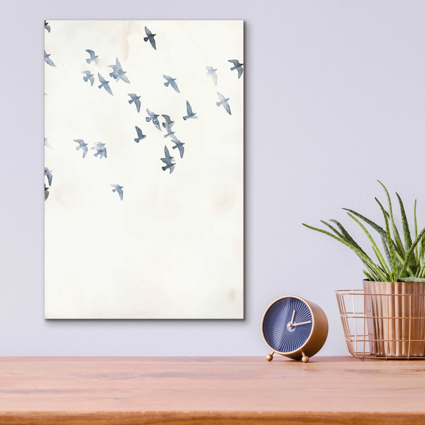 Epic Art 'Pigeons Sky' by Design Fabrikken, Acrylic Glass Wall Art,12x16