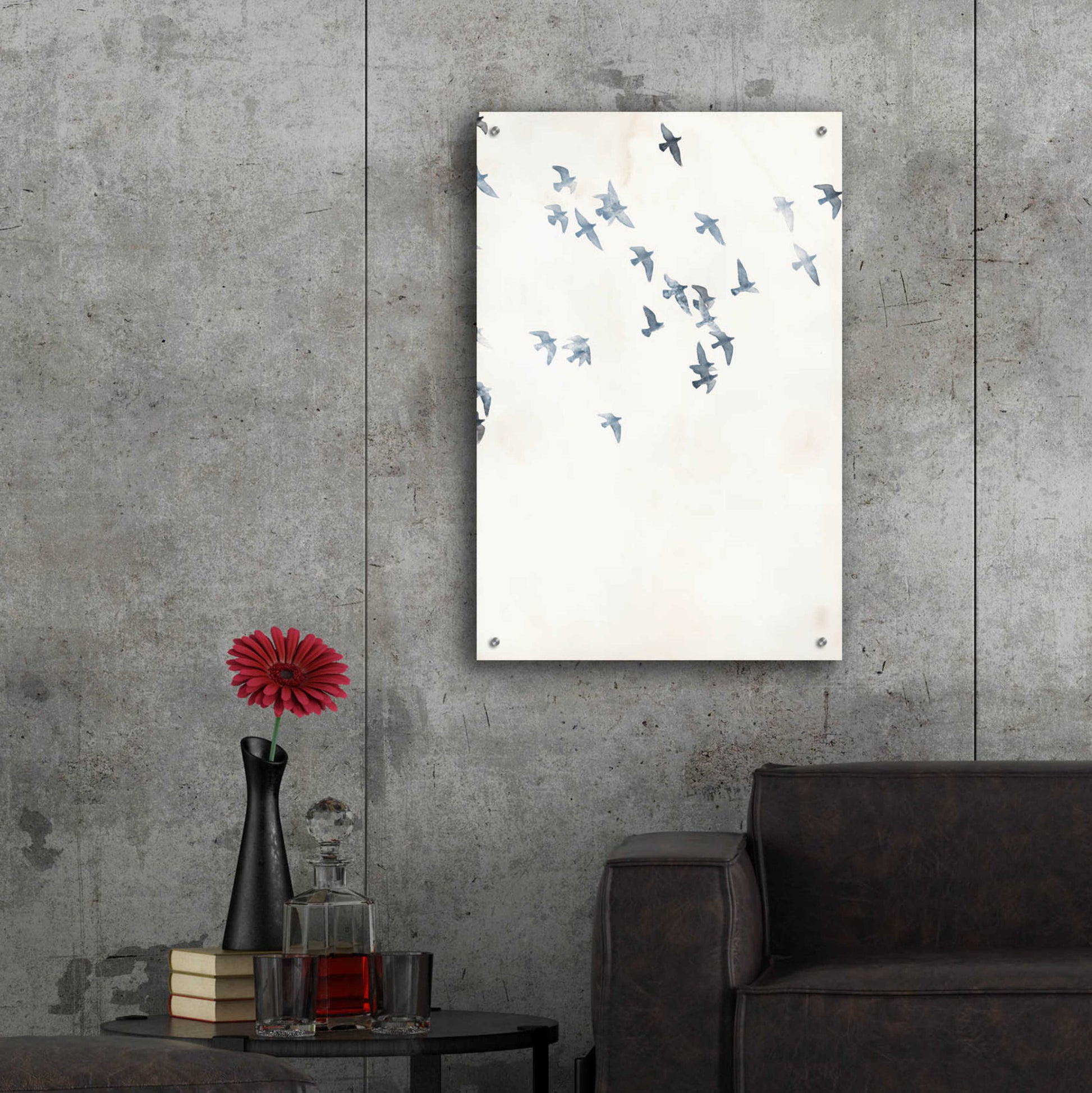 Epic Art 'Pigeons Sky' by Design Fabrikken, Acrylic Glass Wall Art,24x36