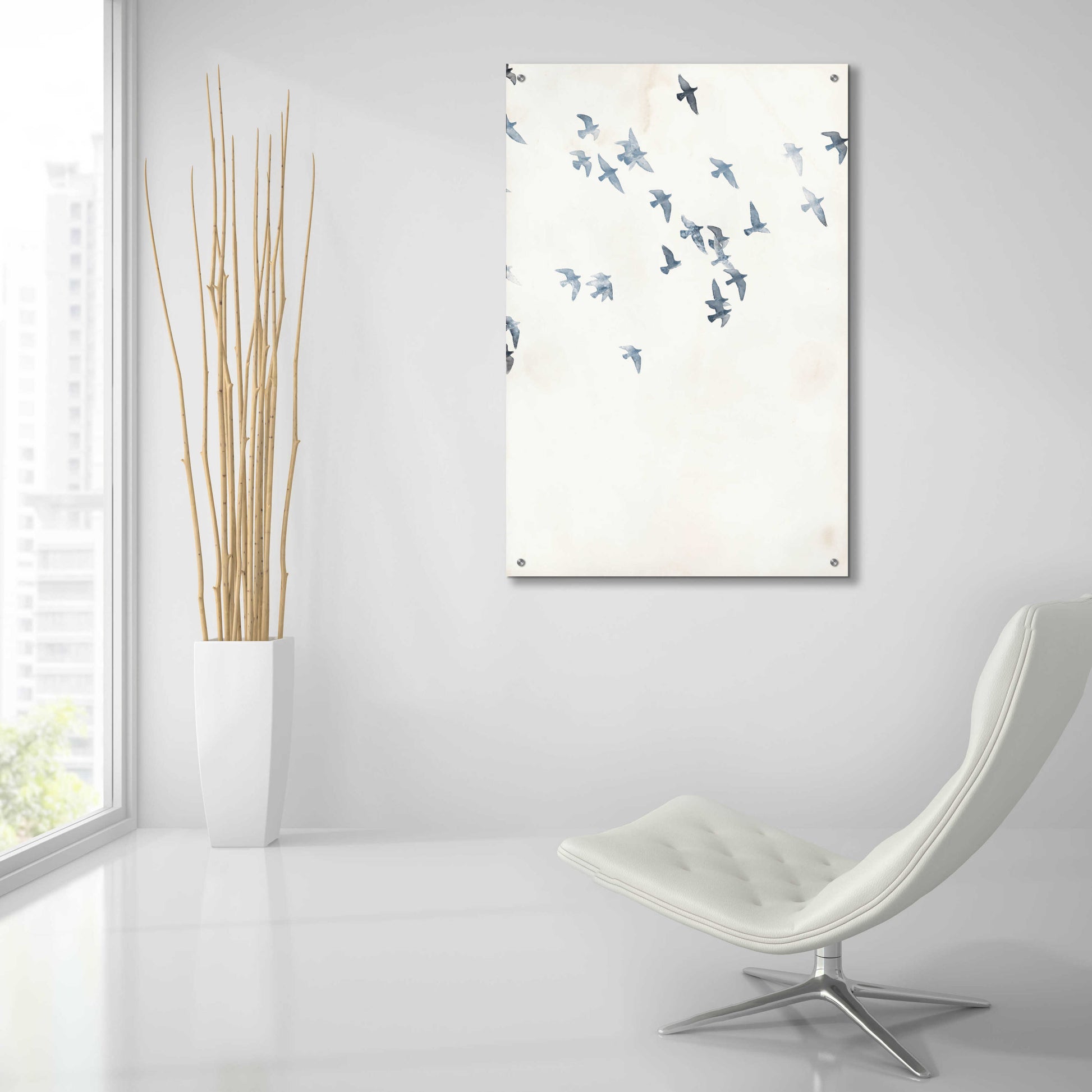 Epic Art 'Pigeons Sky' by Design Fabrikken, Acrylic Glass Wall Art,24x36