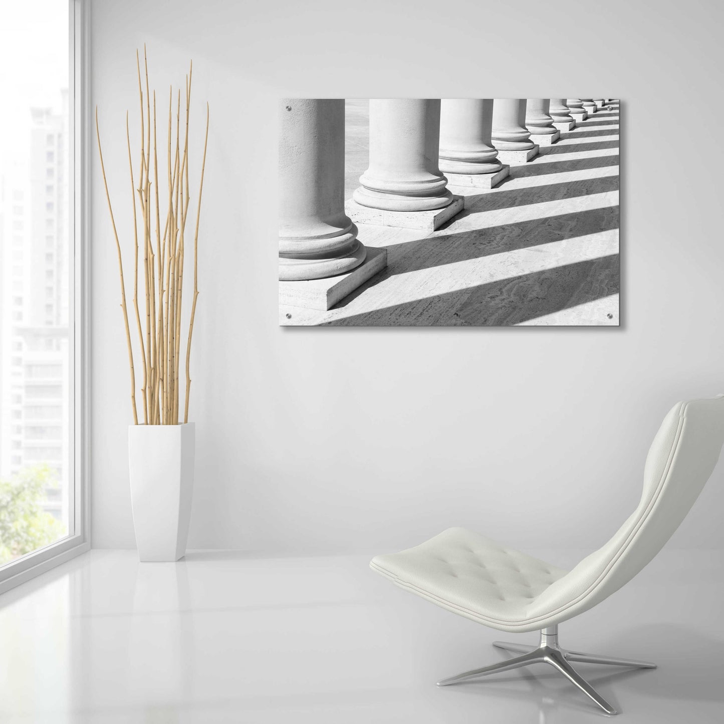 Epic Art 'Pillars 1' by Design Fabrikken, Acrylic Glass Wall Art,36x24