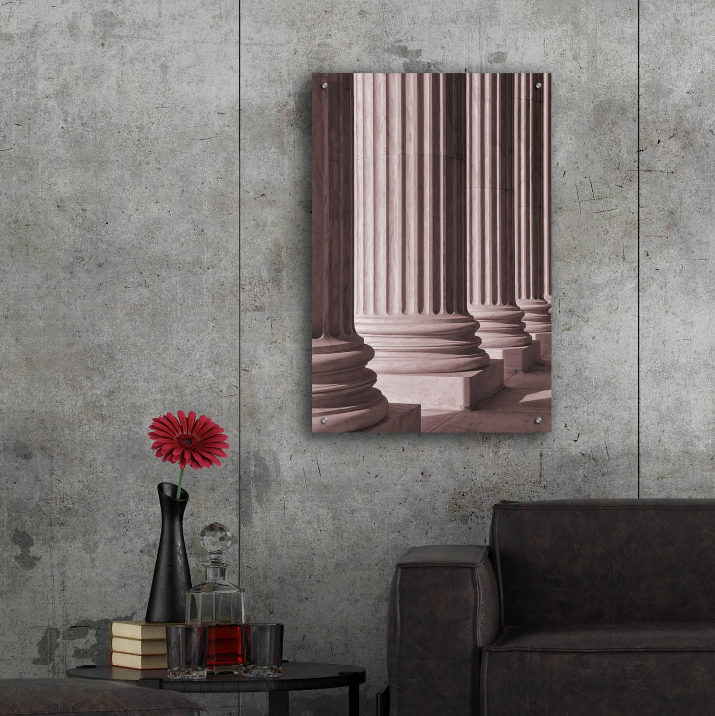 Epic Art 'Pillars 2' by Design Fabrikken, Acrylic Glass Wall Art,24x36