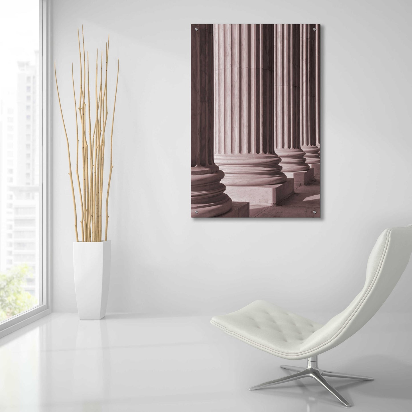 Epic Art 'Pillars 2' by Design Fabrikken, Acrylic Glass Wall Art,24x36