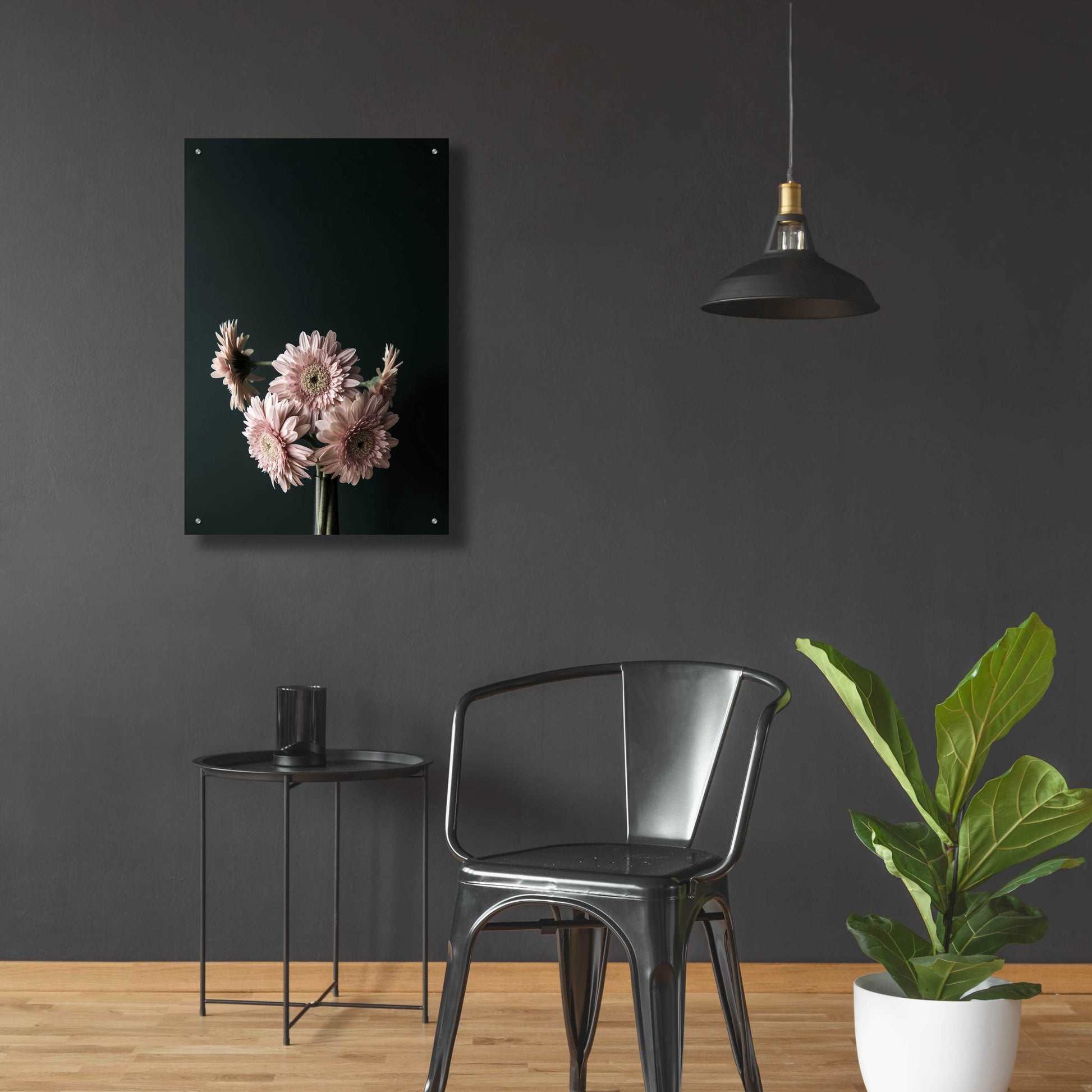 Epic Art 'Pink Black' by Design Fabrikken, Acrylic Glass Wall Art,24x36