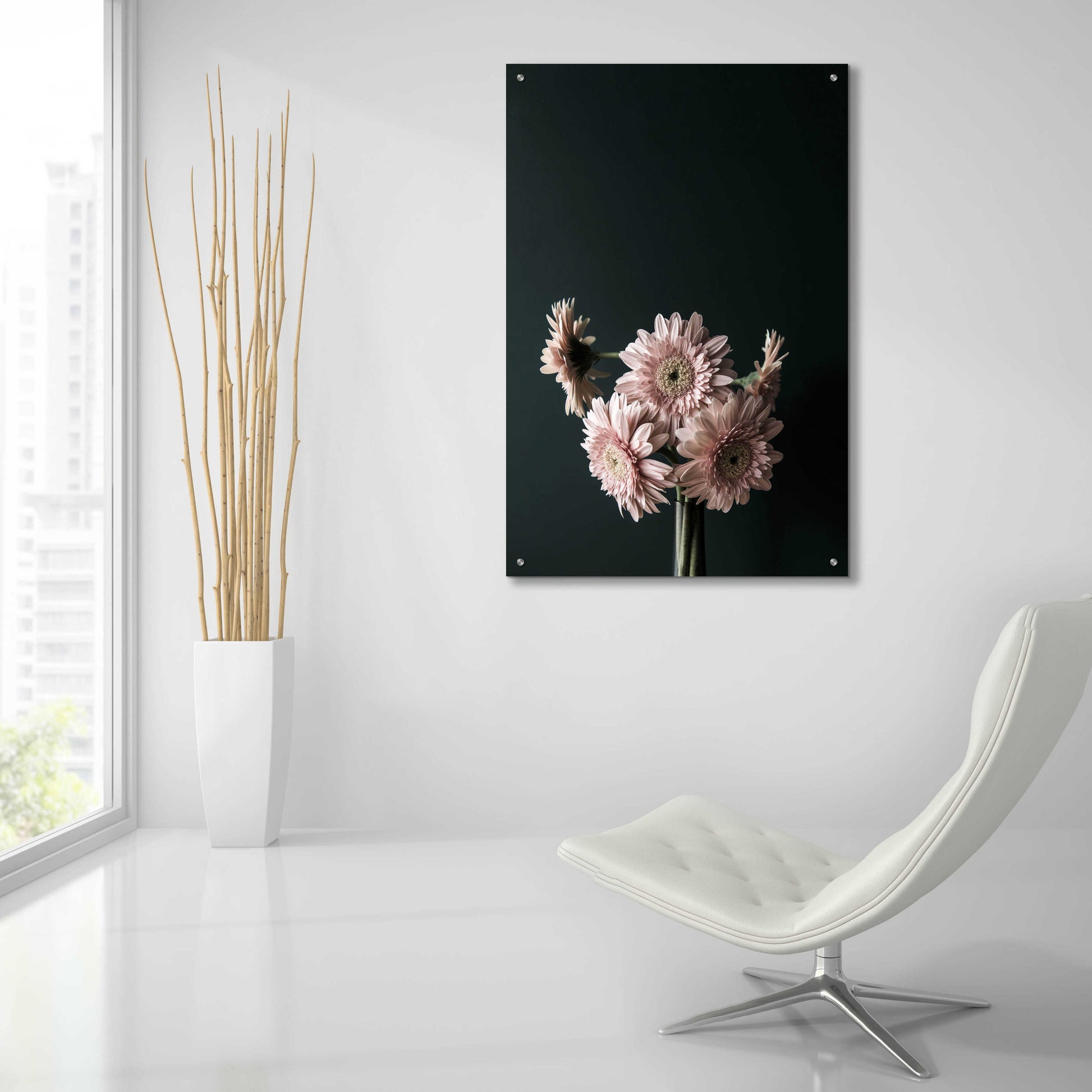 Epic Art 'Pink Black' by Design Fabrikken, Acrylic Glass Wall Art,24x36