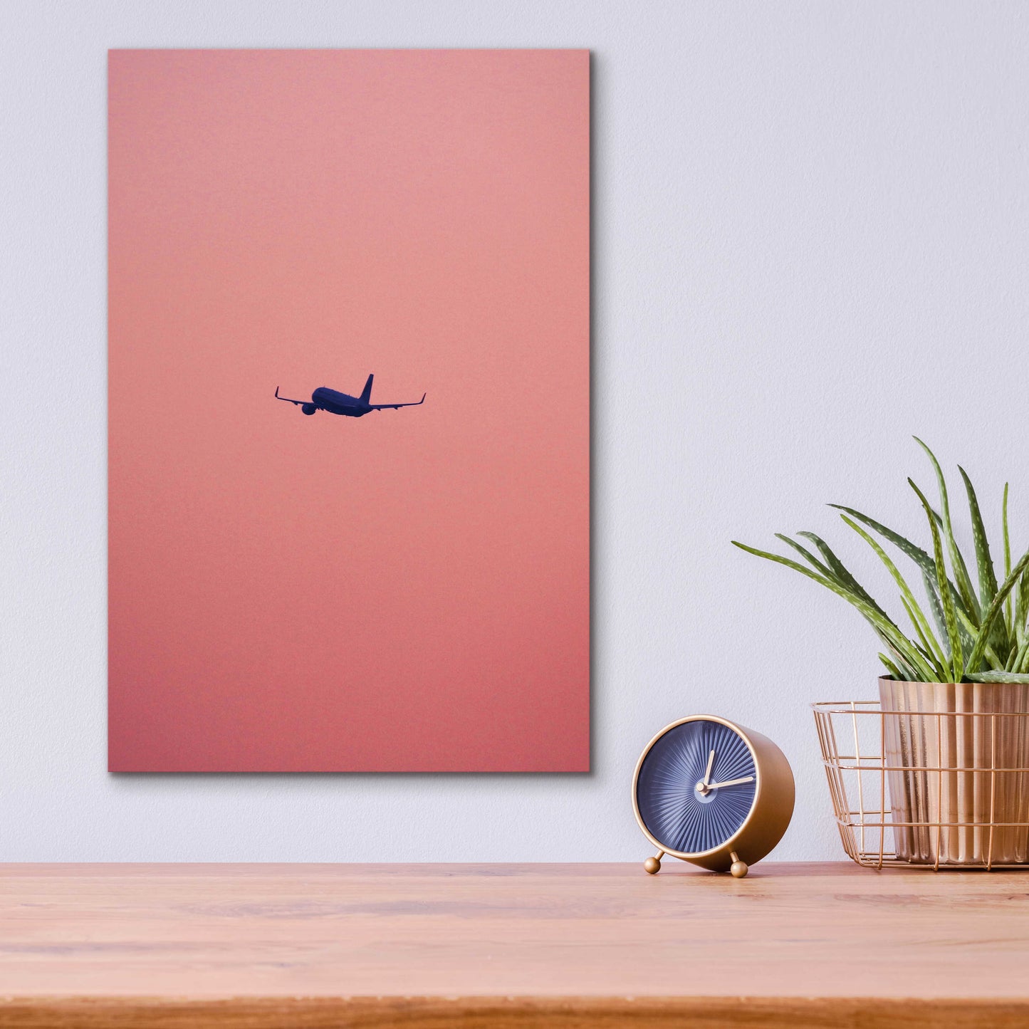 Epic Art 'Pink Flight' by Design Fabrikken, Acrylic Glass Wall Art,12x16