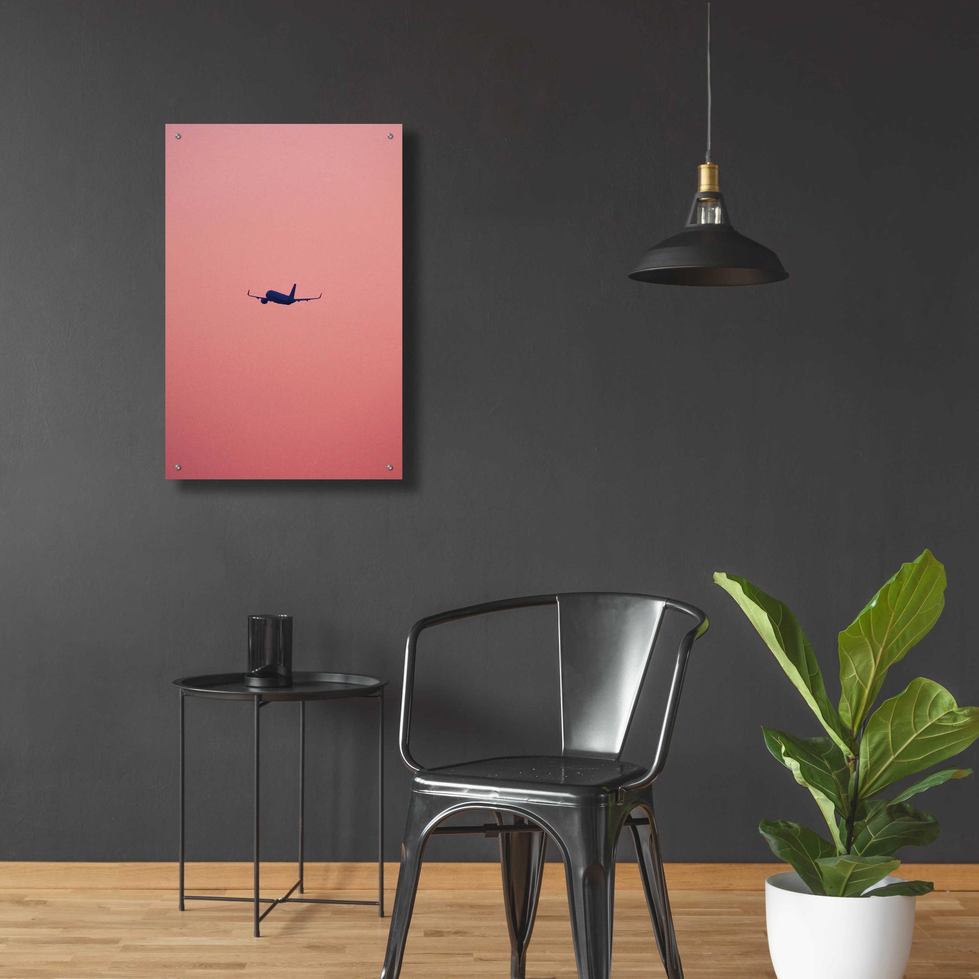 Epic Art 'Pink Flight' by Design Fabrikken, Acrylic Glass Wall Art,24x36