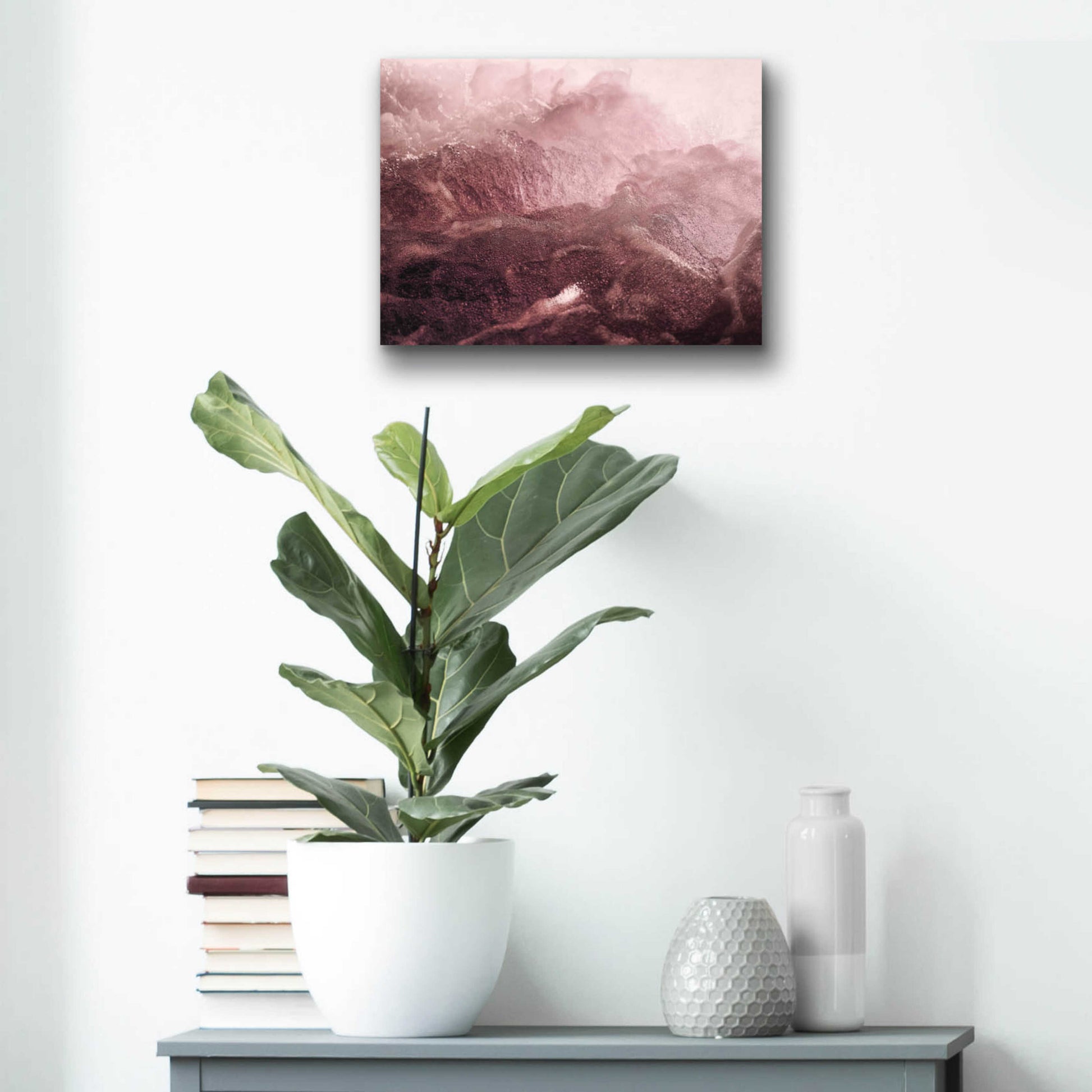 Epic Art 'Pink Motion' by Design Fabrikken, Acrylic Glass Wall Art,16x12