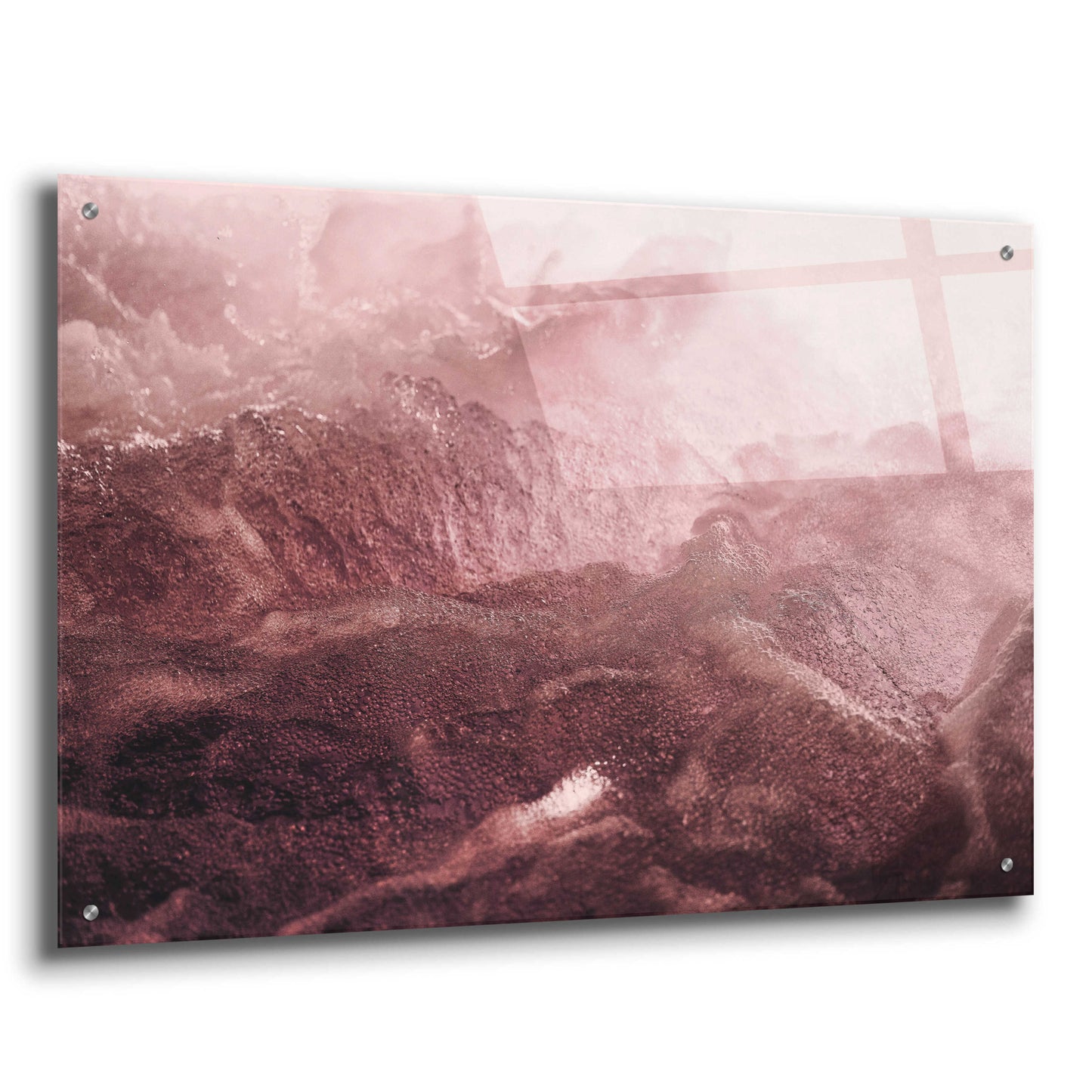 Epic Art 'Pink Motion' by Design Fabrikken, Acrylic Glass Wall Art,36x24