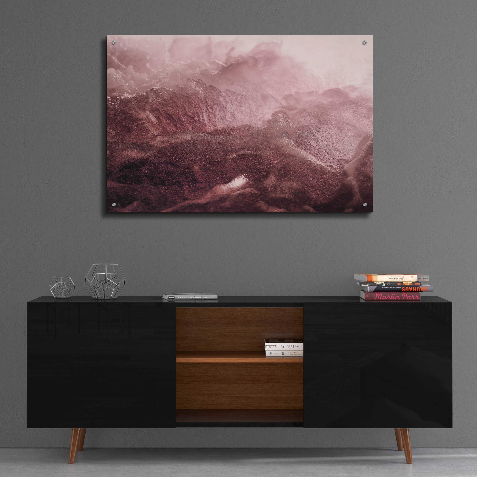 Epic Art 'Pink Motion' by Design Fabrikken, Acrylic Glass Wall Art,36x24