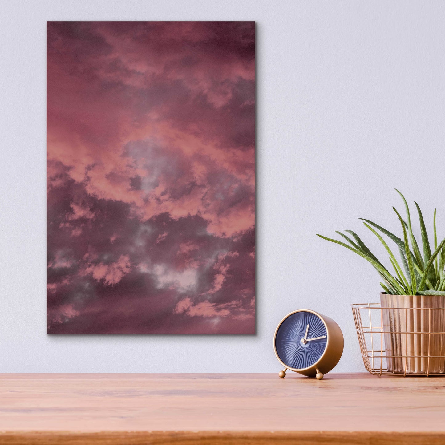 Epic Art 'Pink Sky' by Design Fabrikken, Acrylic Glass Wall Art,12x16