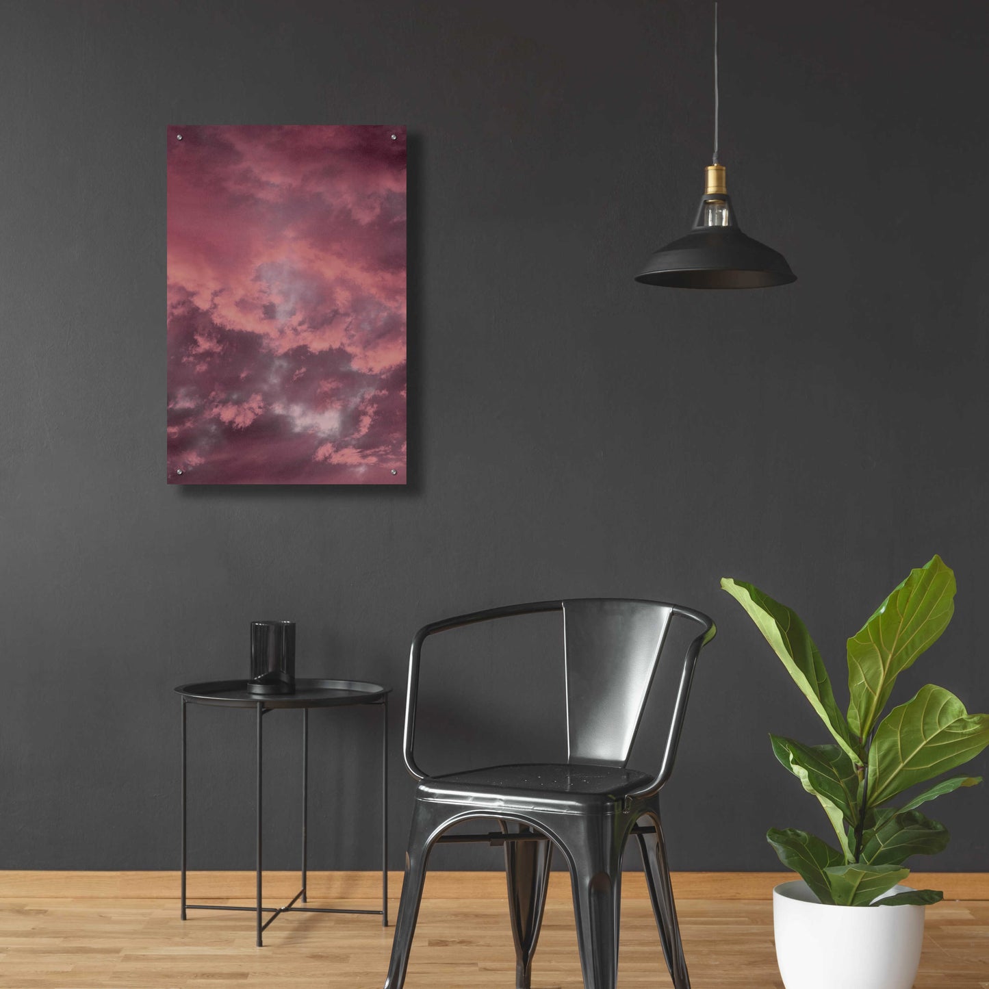 Epic Art 'Pink Sky' by Design Fabrikken, Acrylic Glass Wall Art,24x36