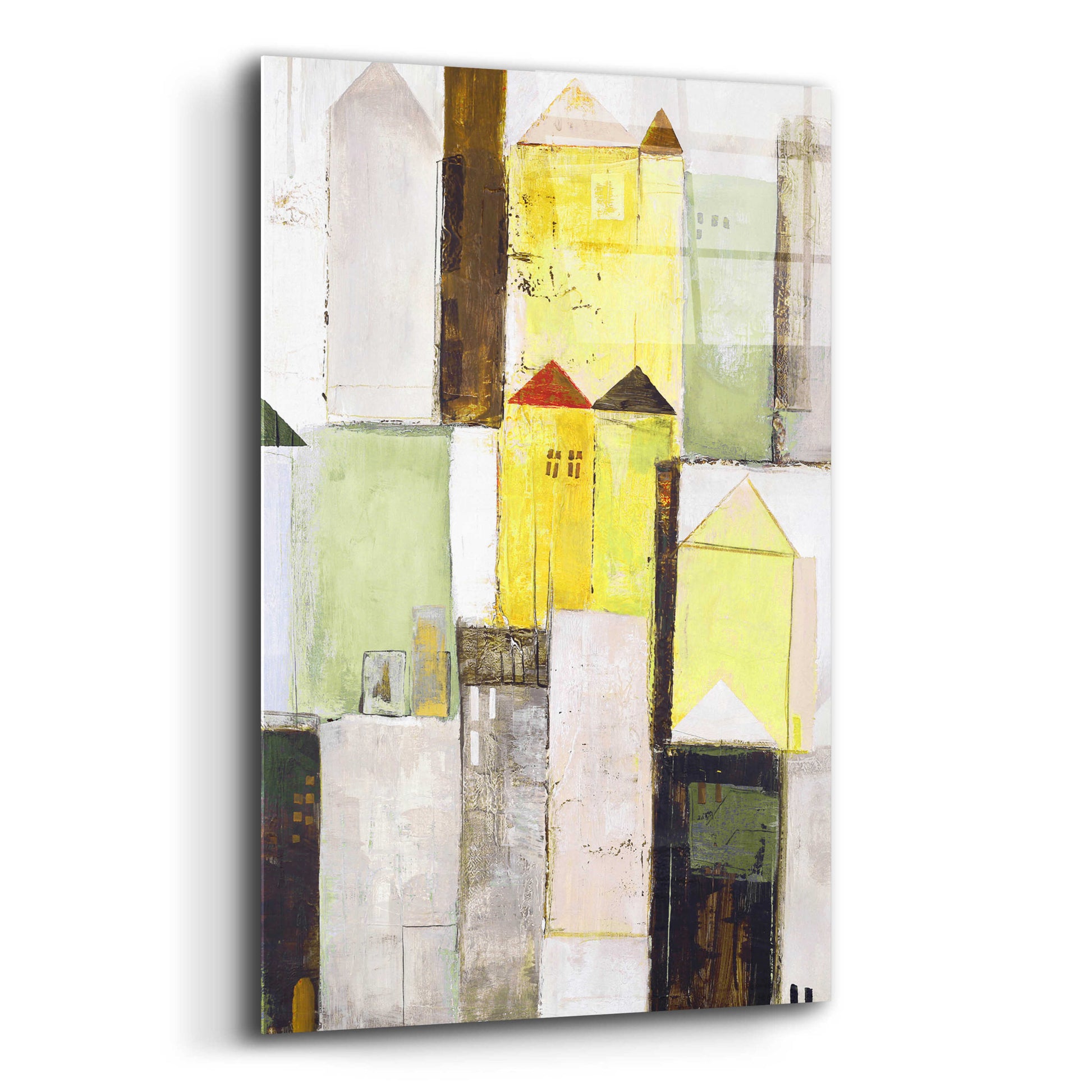 Epic Art 'Playground 2 Yellow' by Design Fabrikken, Acrylic Glass Wall Art,12x16