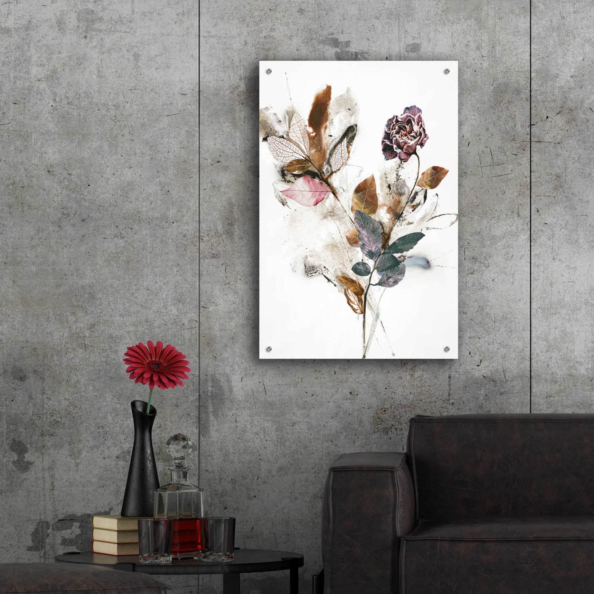 Epic Art 'Playing Flower 1' by Design Fabrikken, Acrylic Glass Wall Art,24x36