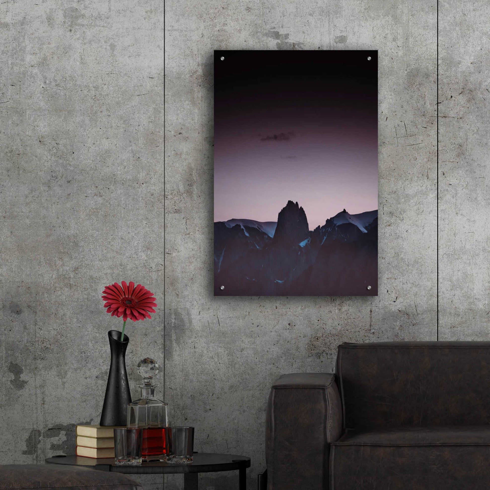 Epic Art 'Purple Light 1' by Design Fabrikken, Acrylic Glass Wall Art,24x36