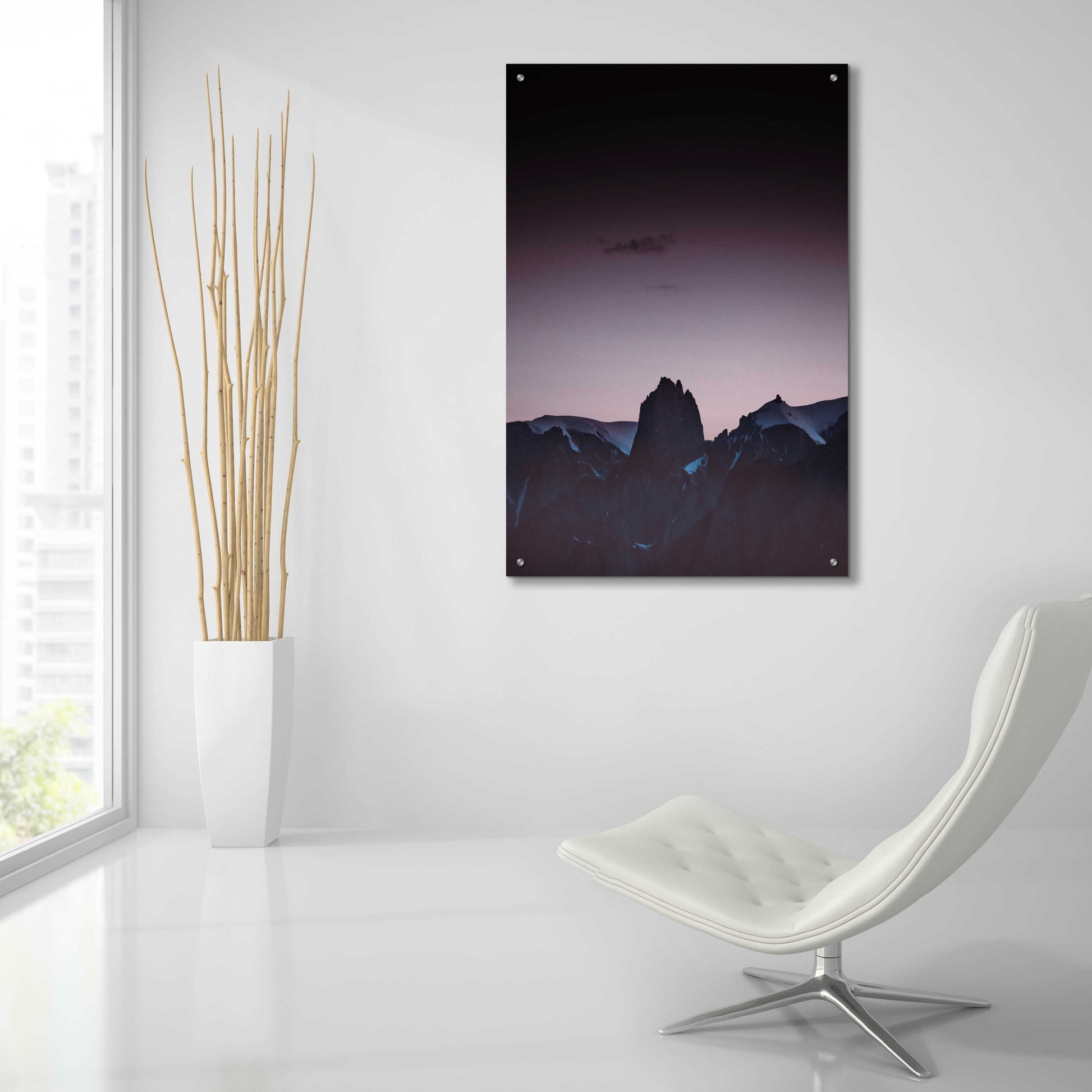 Epic Art 'Purple Light 1' by Design Fabrikken, Acrylic Glass Wall Art,24x36